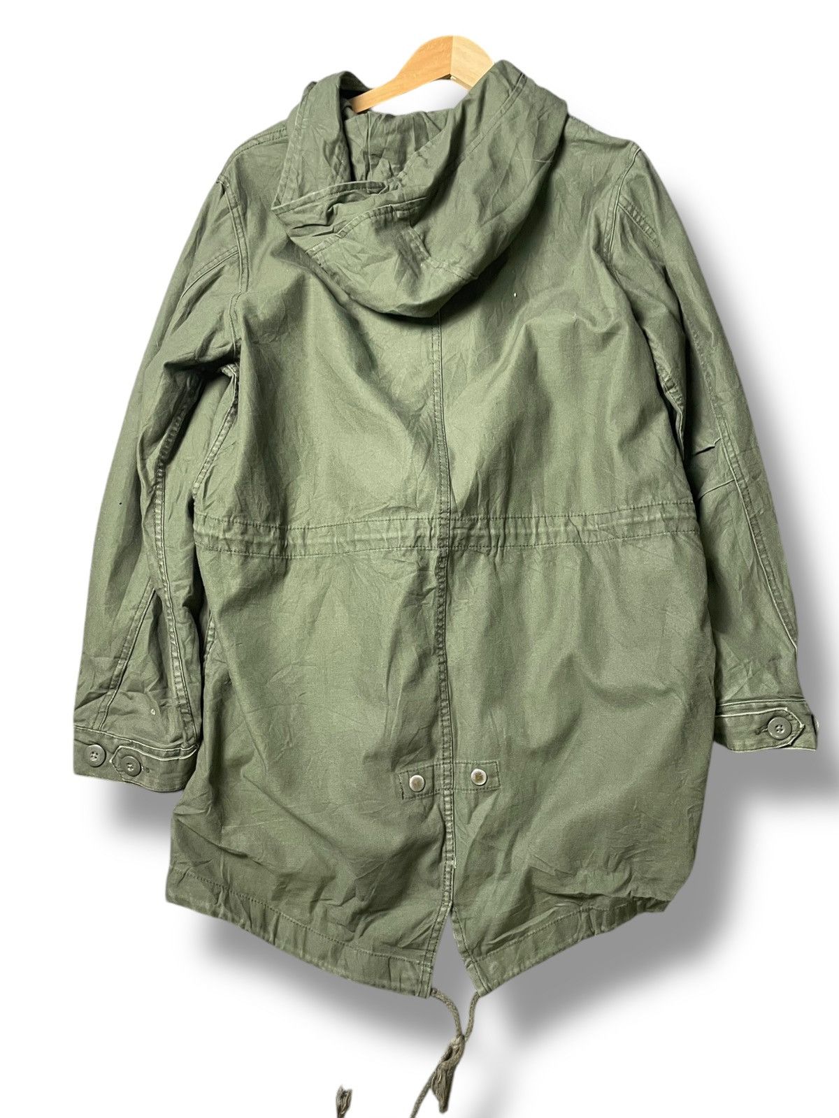Japanese Brand × Vintage JUNGLE STORM Hooded Fish-tailed Jacket (97) Size US M / EU 48-50 / 2 - 5 Thumbnail