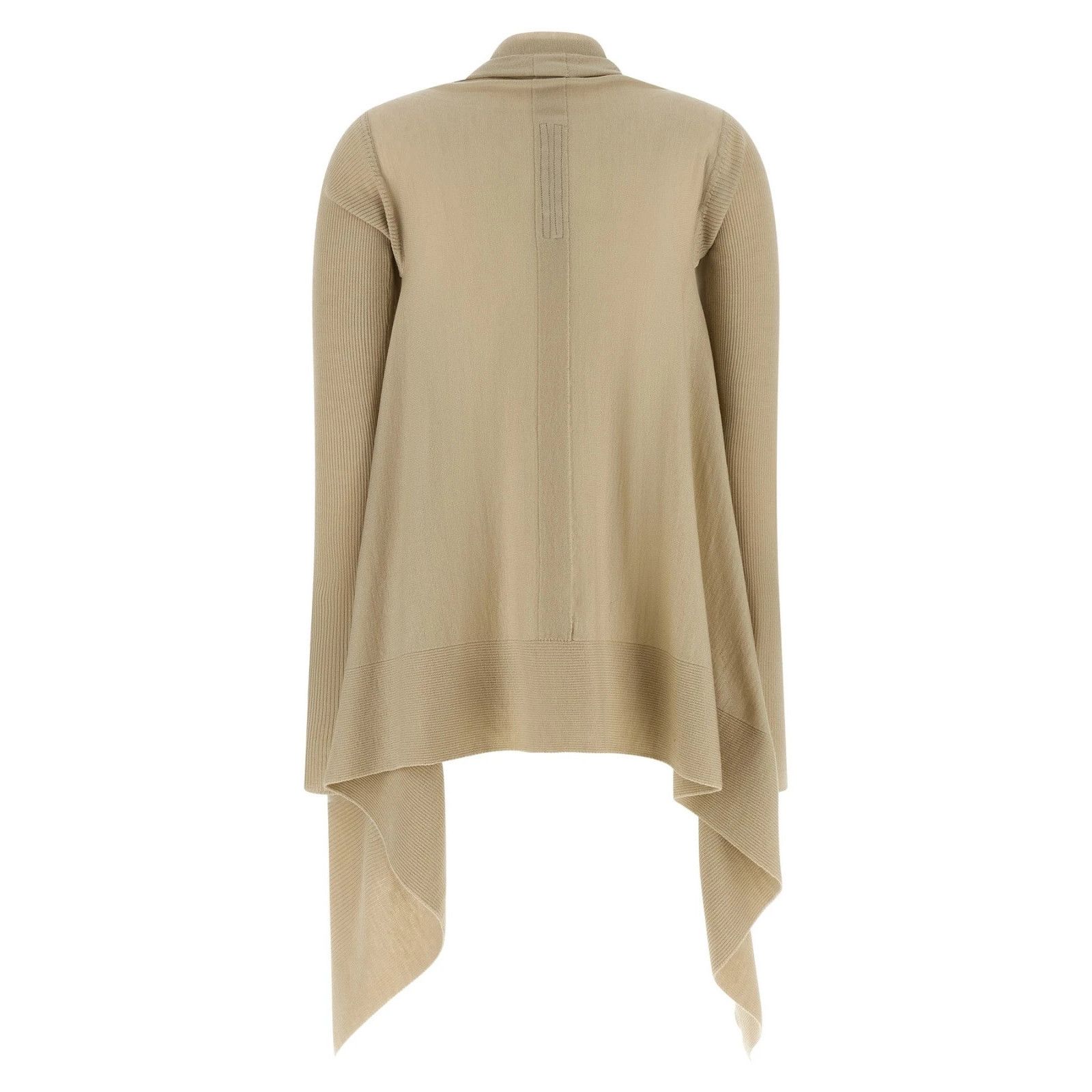 Rick Owens RICK OWENS Medium Wrap Beige Wool Cardigan New & Authentic ( Size S / US 4 / IT 40 - 2 Thumbnail