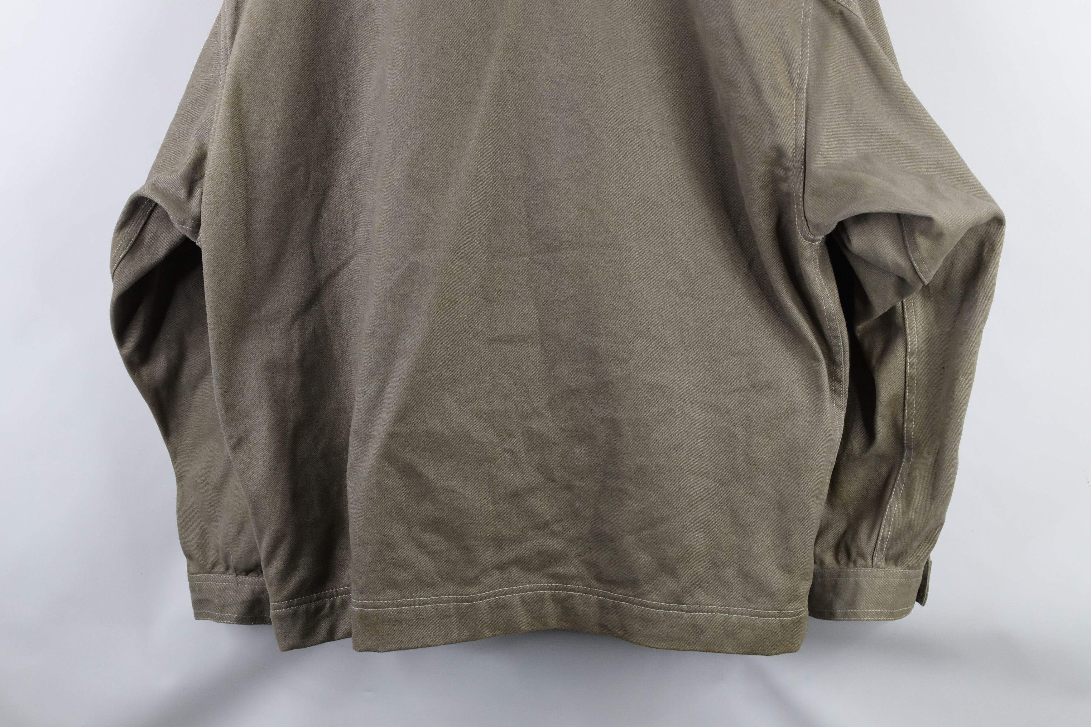 Marlboro × Vintage Vintage 90s Marlboro Leather Collar Lined Trucker Jacket Size US XL / EU 56 / 4 - 17 Thumbnail