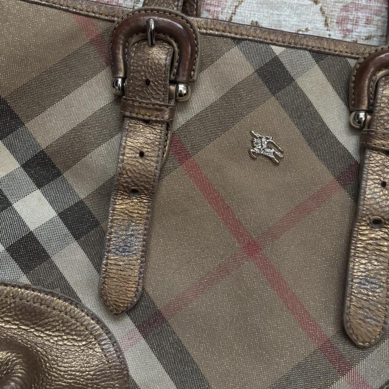 Burberry Burberry Shimmer Check Byron Tote Bag Size ONE SIZE - 2 Thumbnail