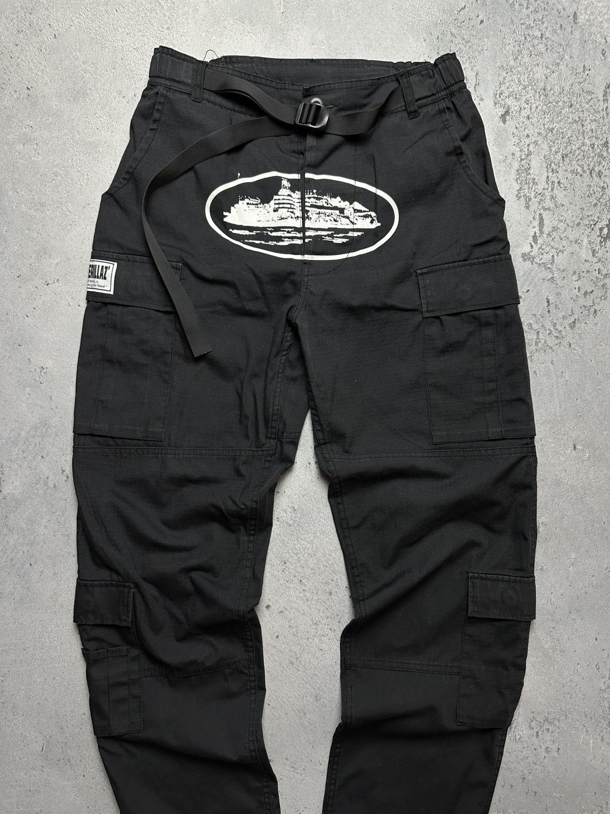 Corteiz Corteiz Rules The World RTW Guerillaz Cargo Pants y2k Drill Size US 32 / EU 48 - 3 Thumbnail