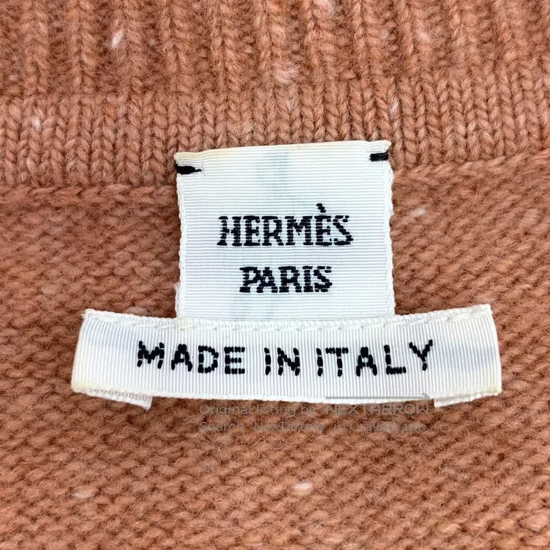 Hermes Hermes Orange letter polka dot print mulberry silk round-n Size XS / US 0-2 / IT 36-38 - 5 Thumbnail