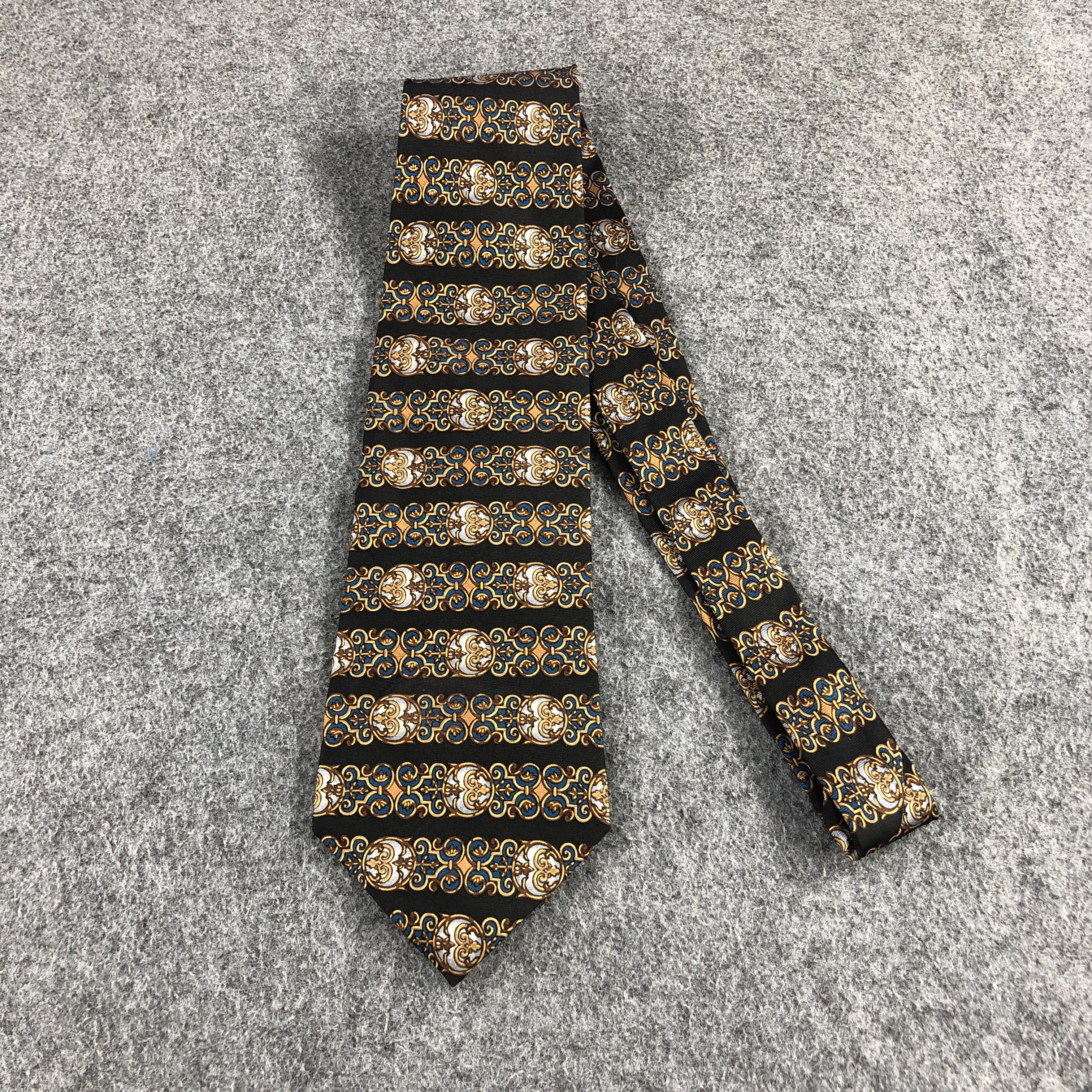 Vintage ChrISTIan diOR Baroque Silk Neck Tie T52 Size ONE SIZE - 1 Thumbnail