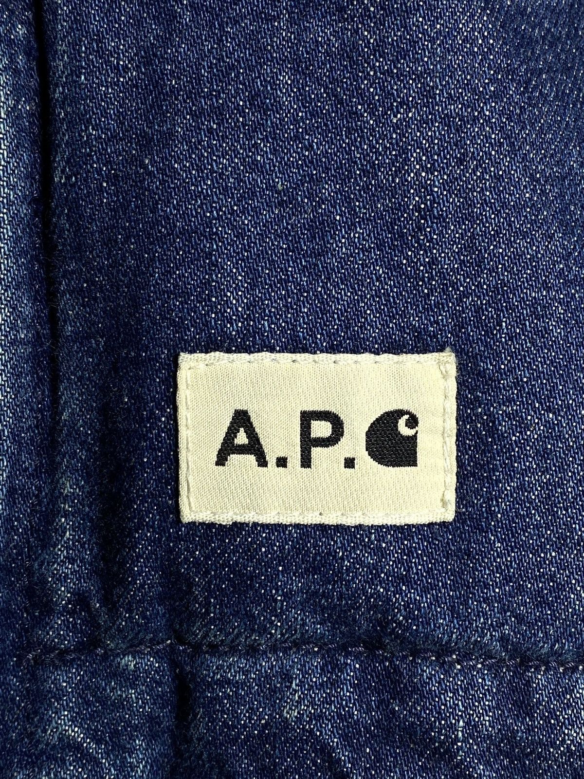 A.P.C. × Carhartt A.P.C. Carhartt Sherpa Trucker Vibes Raw Denim Paris Collab Size US S / EU 44-46 / 1 - 10 Thumbnail