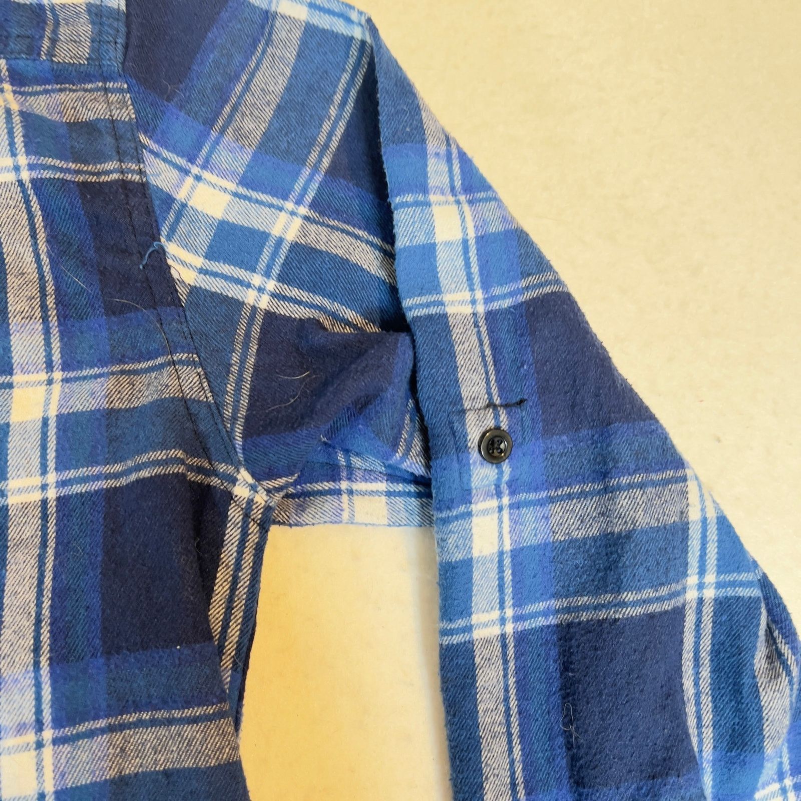 Burnside Burnside Flannel Shirt Mens Med Blue Plaid Barley's Backyard Size US M / EU 48-50 / 2 - 11 Thumbnail