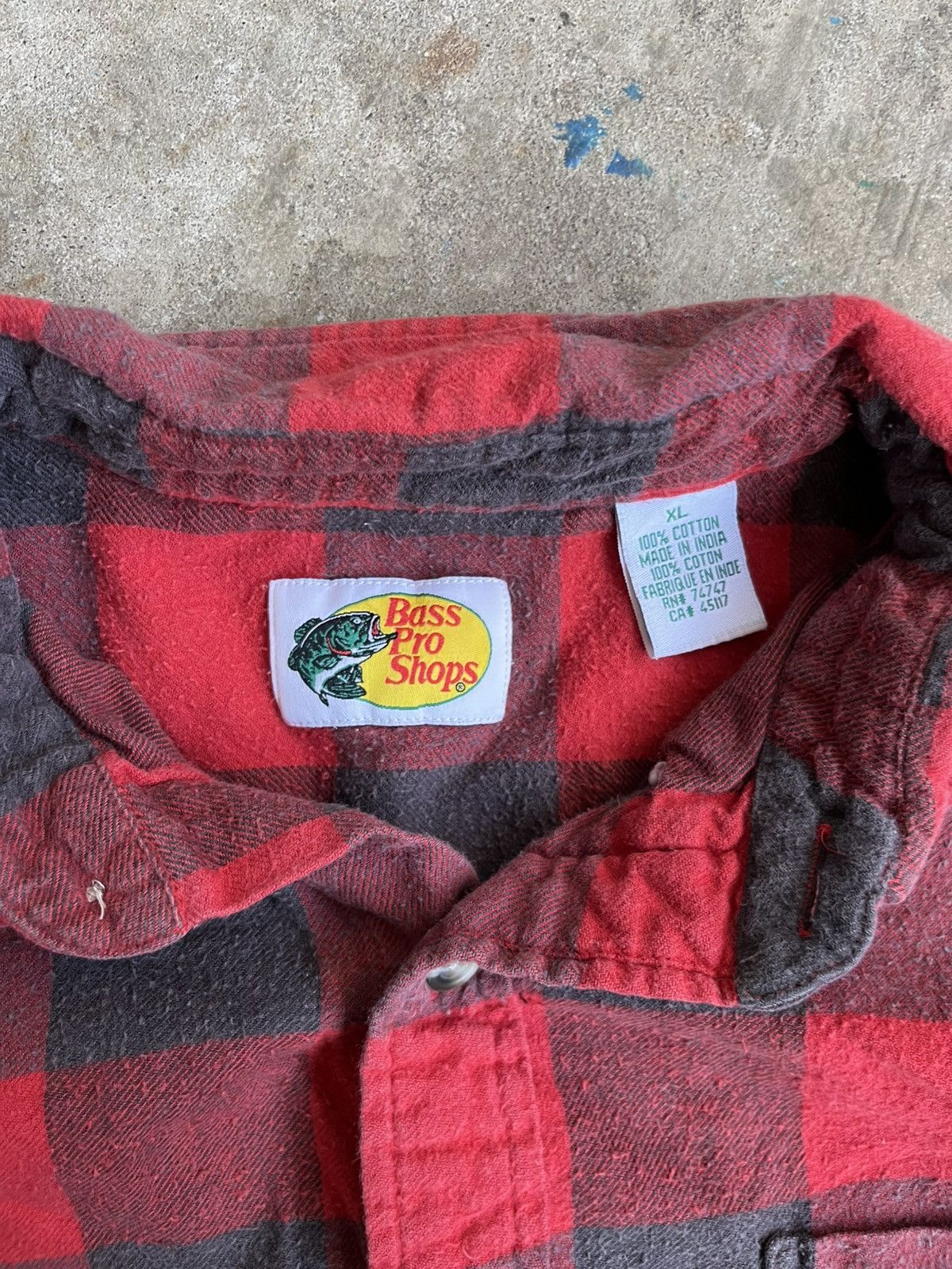 Bass Pro Shops × Flannel Bass Pro Shop Red Flannel Button Up Longsleeve Size US XL / EU 56 / 4 - 3 Thumbnail