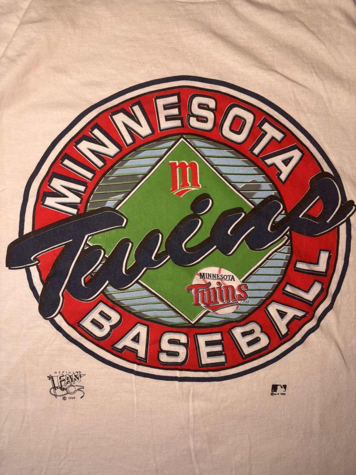 MLB Minnesota Twins 1992 Baseball MLB T-shirt Mens Sz XL Size US XL / EU 56 / 4 - 4 Thumbnail