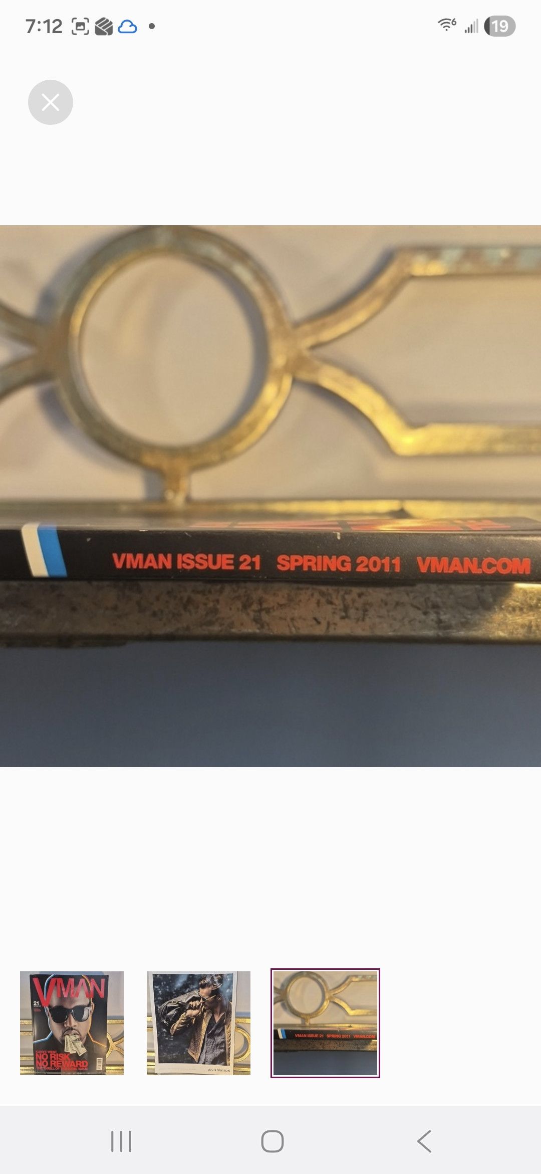 Other VMAN Magazine featuring Kanye West. Spring 2011 issue. Size ONE SIZE - 3 Thumbnail