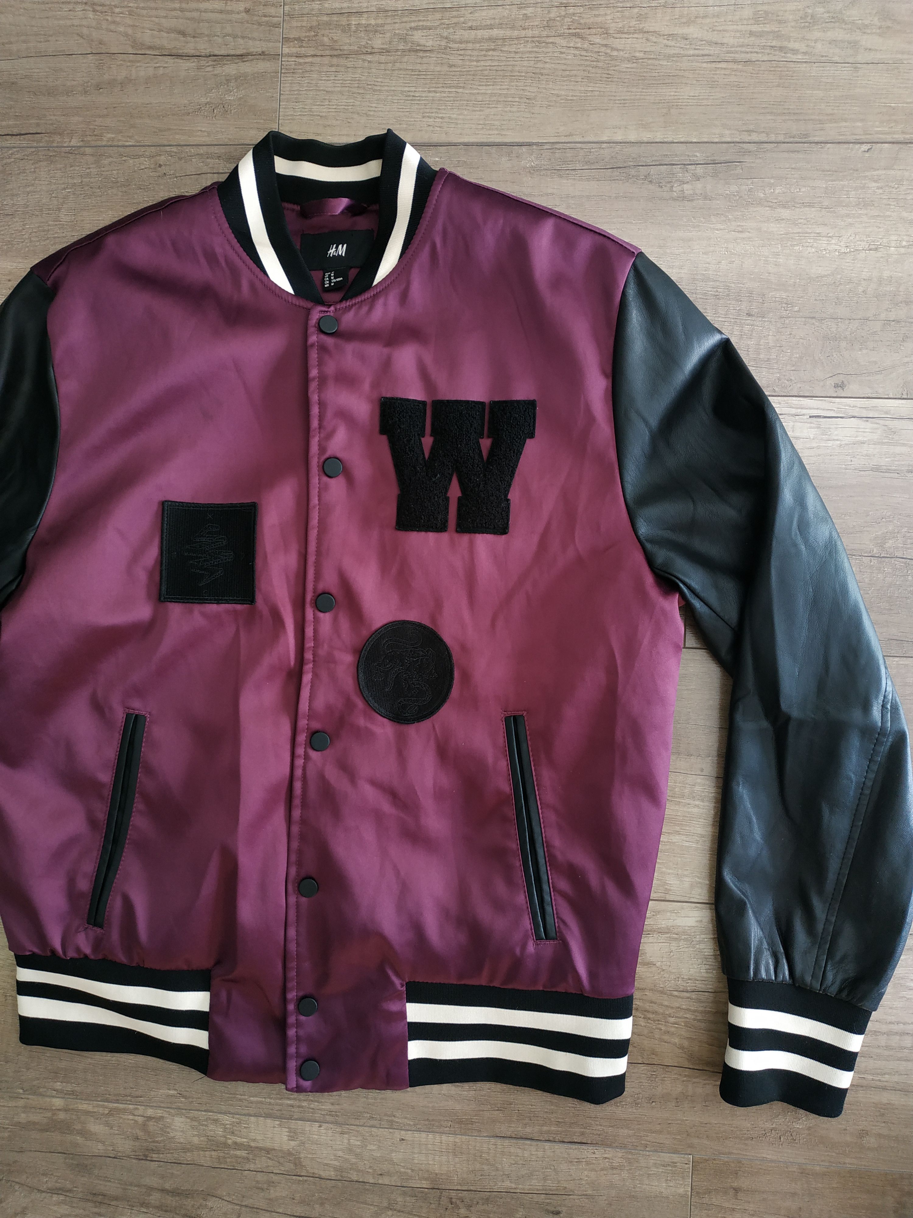 H&M × The Weeknd H&M x The Weeknd Men's Varsity/Bomber Jacket, s. MEDIUM Size US M / EU 48-50 / 2 - 2 Thumbnail