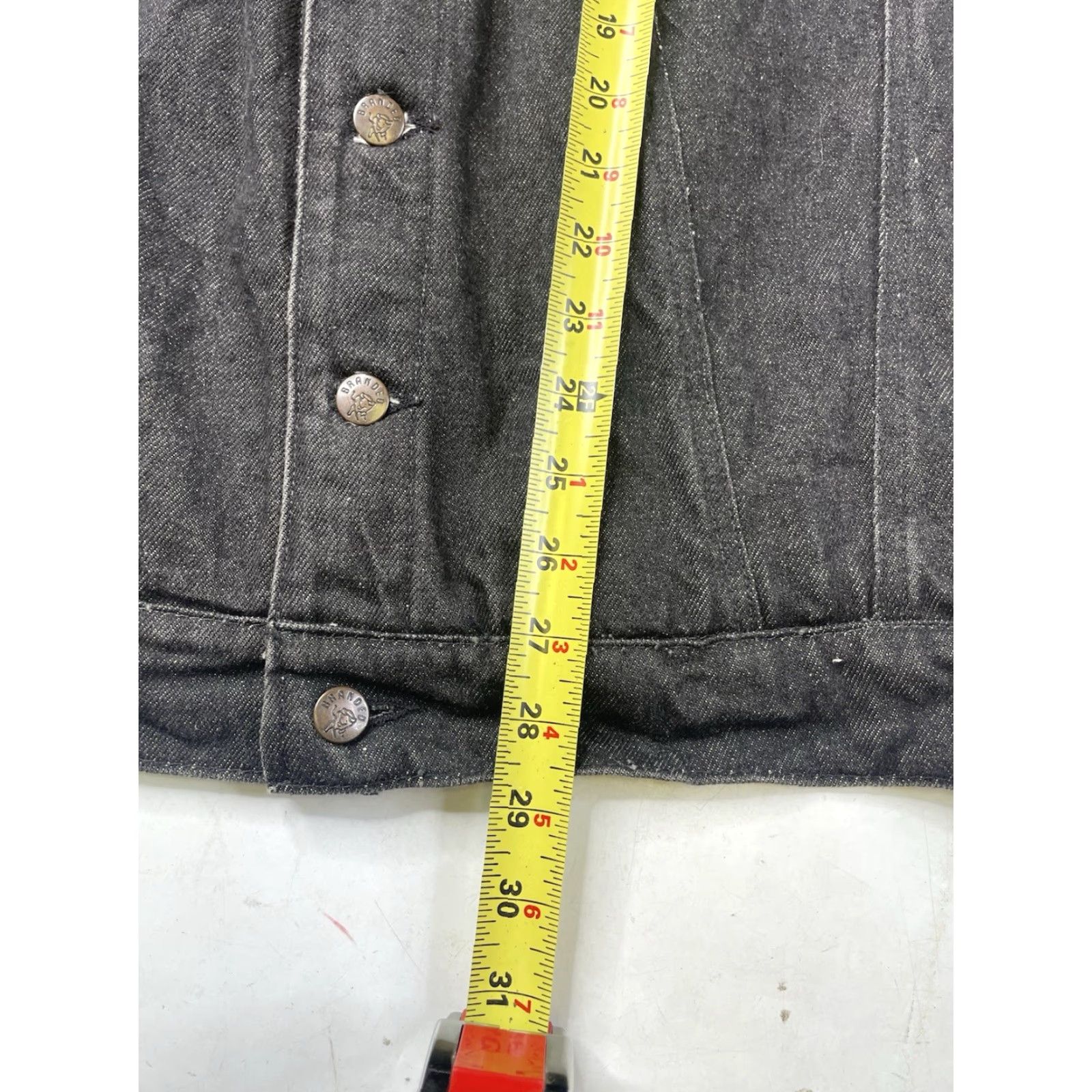 Vintage VINTAGE Savatage Jacket Denim Black XL Mens USA Winter Metal Biker 1995 Signed Dead Winter Dead - no rips stains Size US XL / EU 56 / 4 - 6 Thumbnail