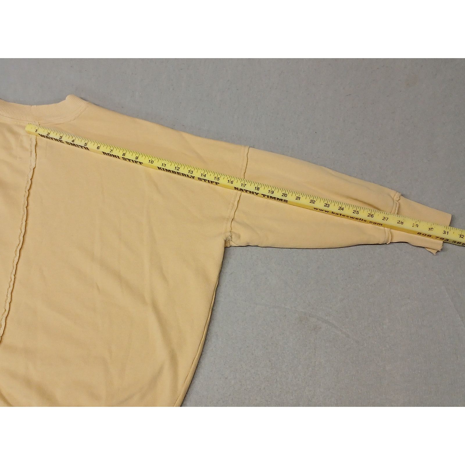 Aries Aries (XS) Yellow Long Sleeve Stretch Pullover Sweatshirt Size XS / US 0-2 / IT 36-38 - 10 Thumbnail