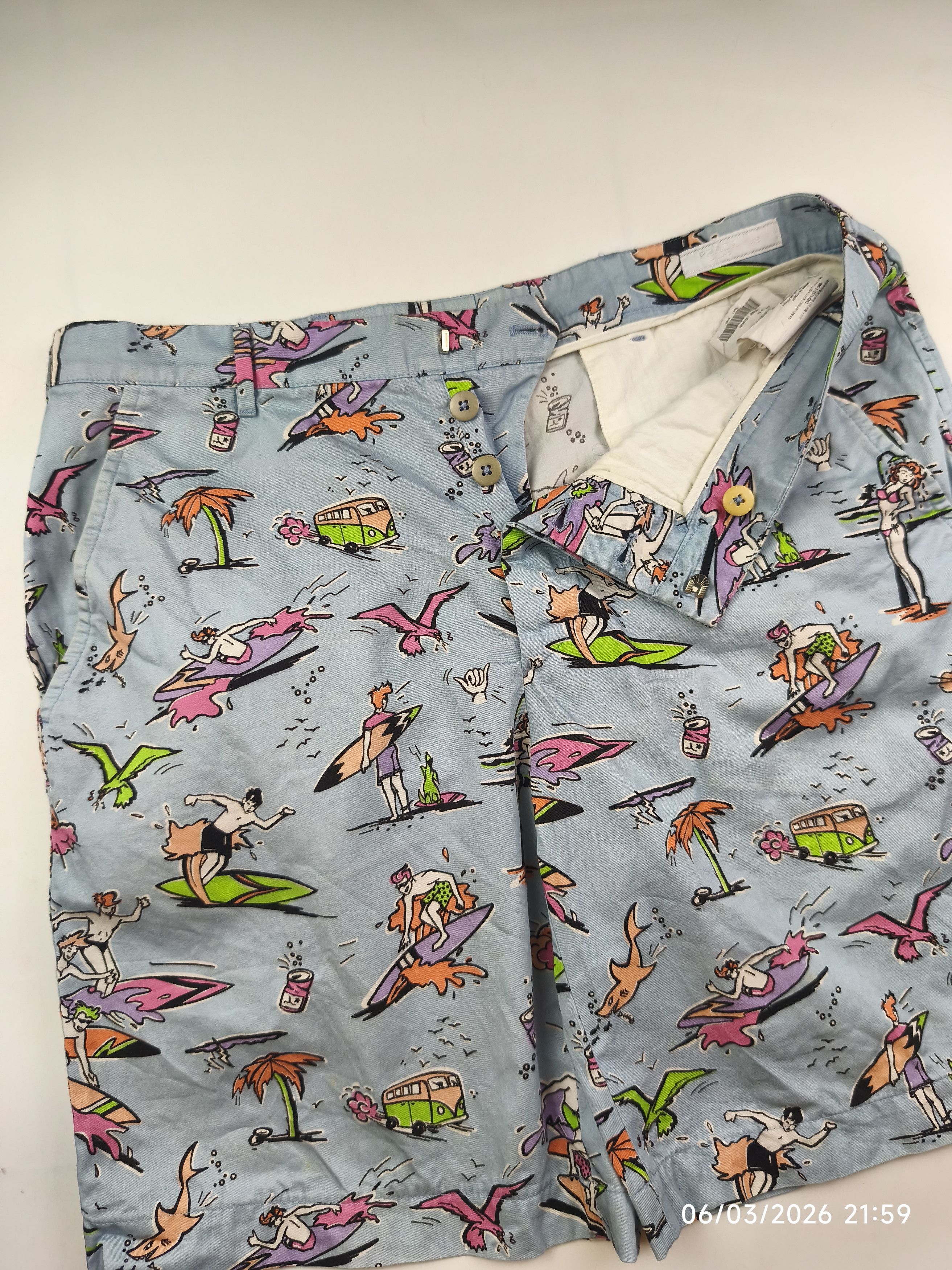 Prada Prada S/S 12 - surf print short Size US 33 - 3 Thumbnail