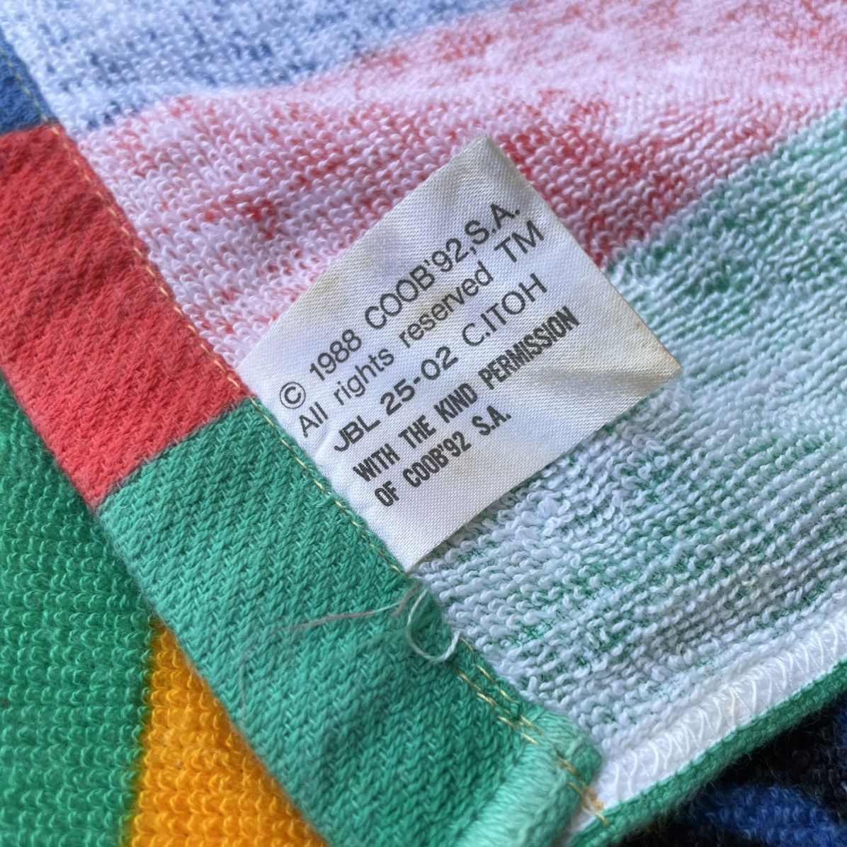 Vintage Barcelona 1992 Olympics Vintage ‘88 Copyright Promo Towel Size ONE SIZE - 5 Thumbnail