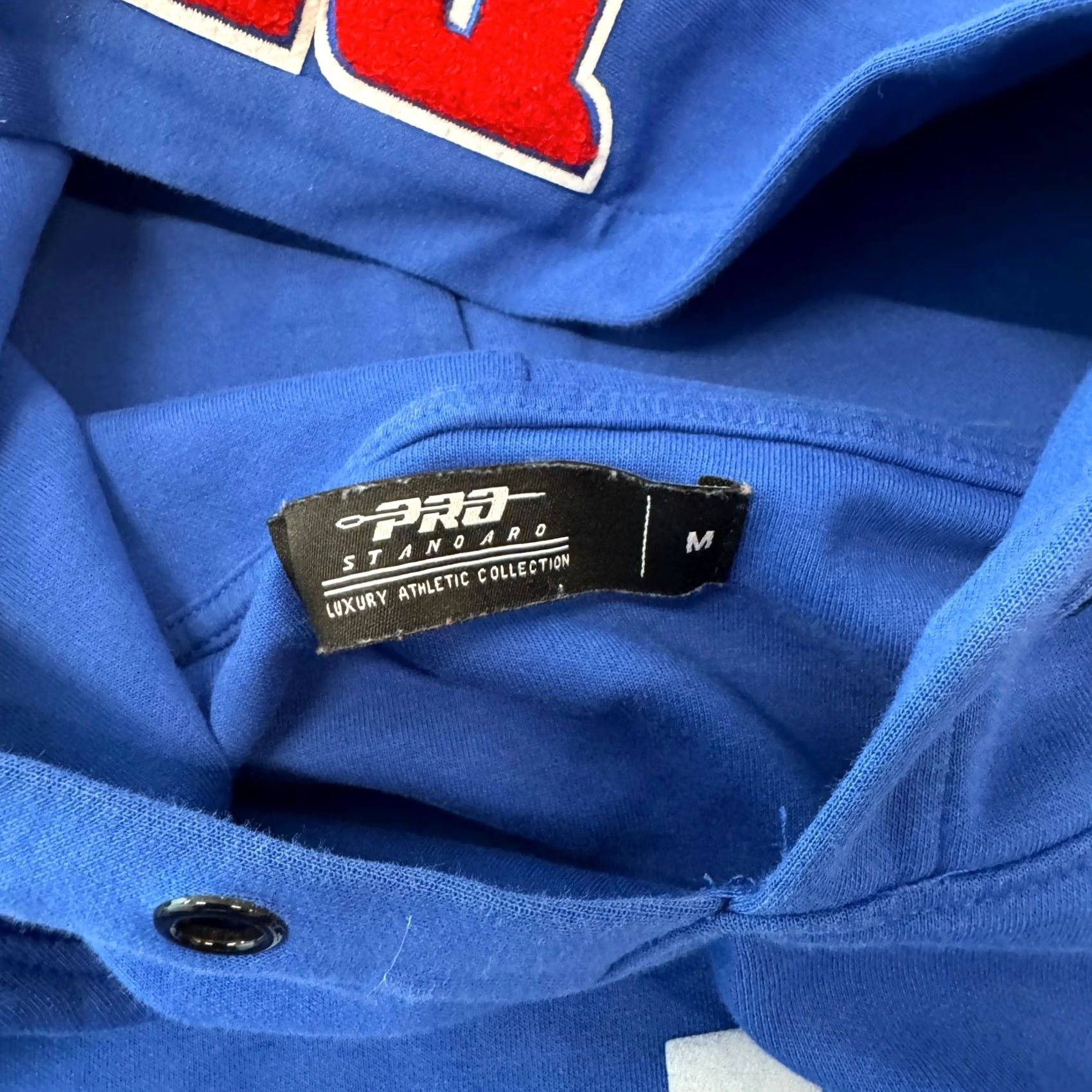 Pro Standard VINTAGE Detroit Pistons Cade Cunningham Pro Standard Blue Team Pullover Hoodie M Mens Blue Hoodie Size US M / EU 48-50 / 2 - 3 Thumbnail