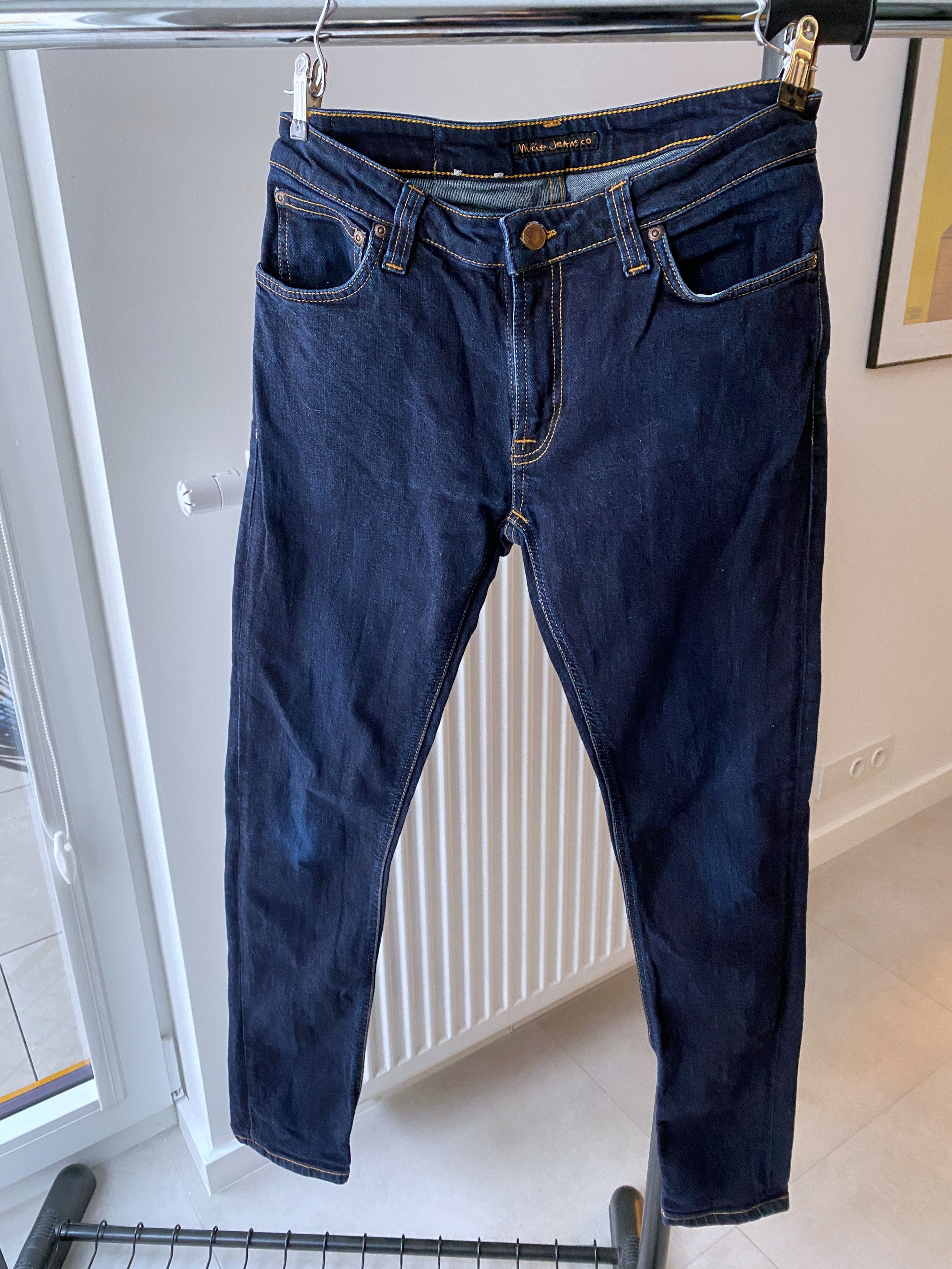 Denime × Nudie Jeans Nudie Jeans skinny Lin dry deep orange denim jeans s W32 L32 Size US 32 / EU 48 - 3 Thumbnail