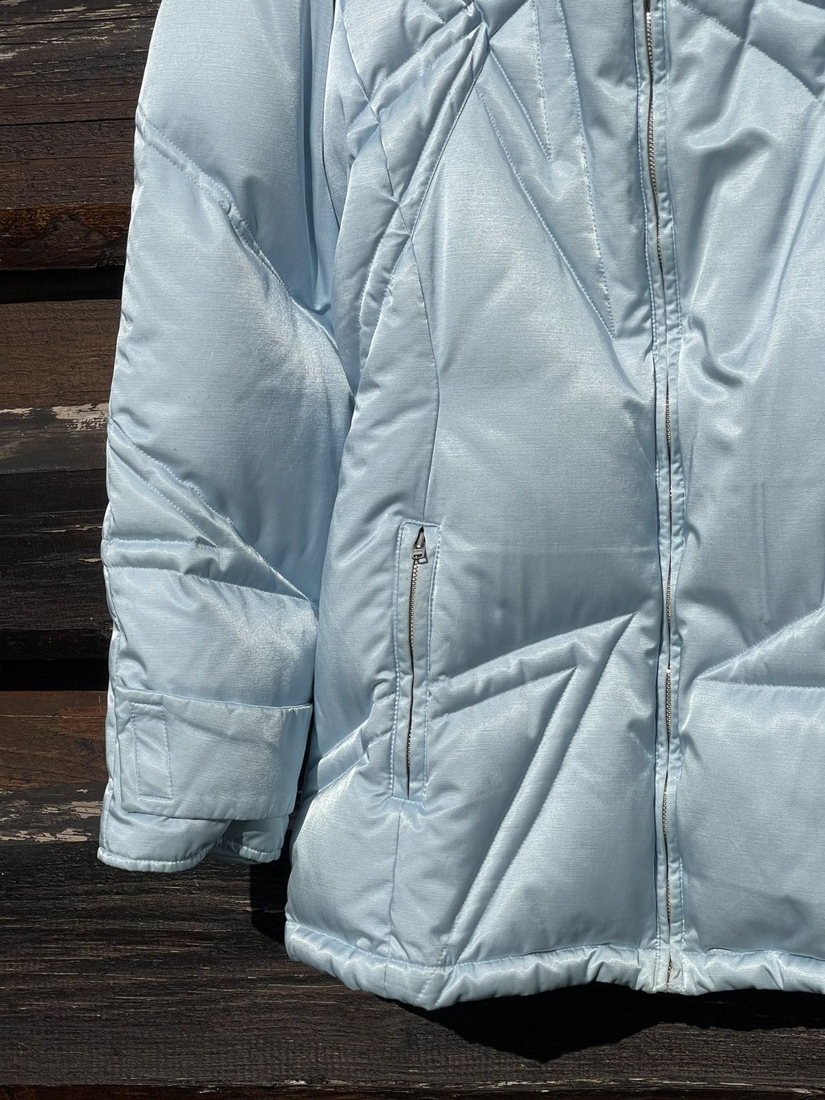 Mugler 90’s Mugler sky blue vintage puffer jacket Size S / US 4 / IT 40 - 15 Thumbnail