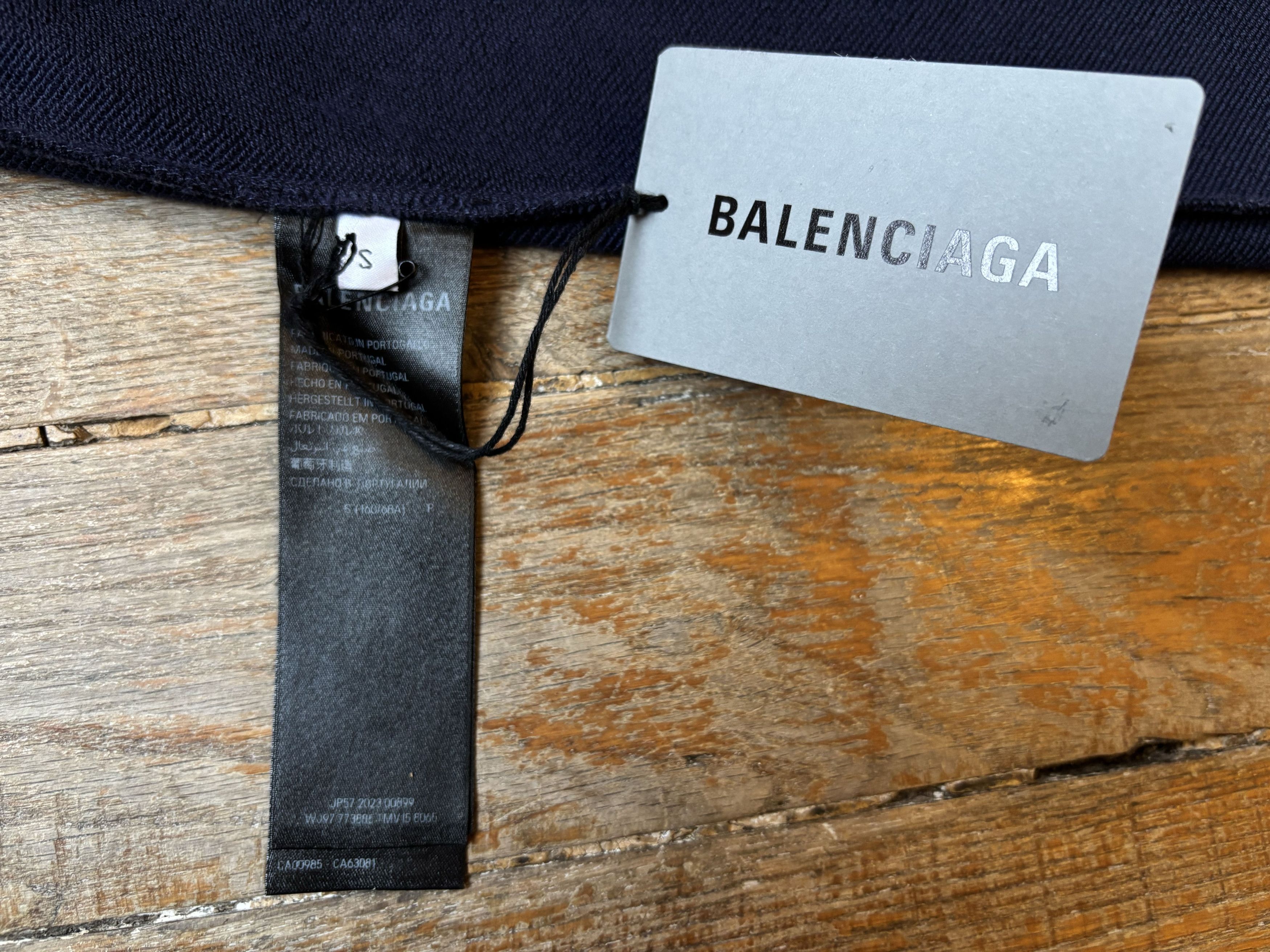 Balenciaga Low-waist Fitted Pants in Navy Blue Size US 30 / EU 46 - 10 Thumbnail