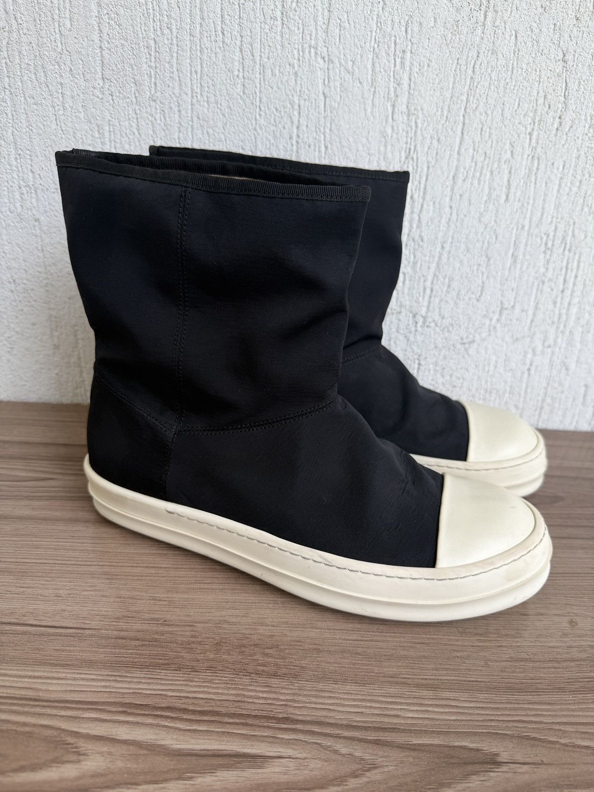 Rick Owens Drkshdw nylon ugg ankle boots ramones Size US 9.5 / EU 42-43 - 15 Thumbnail