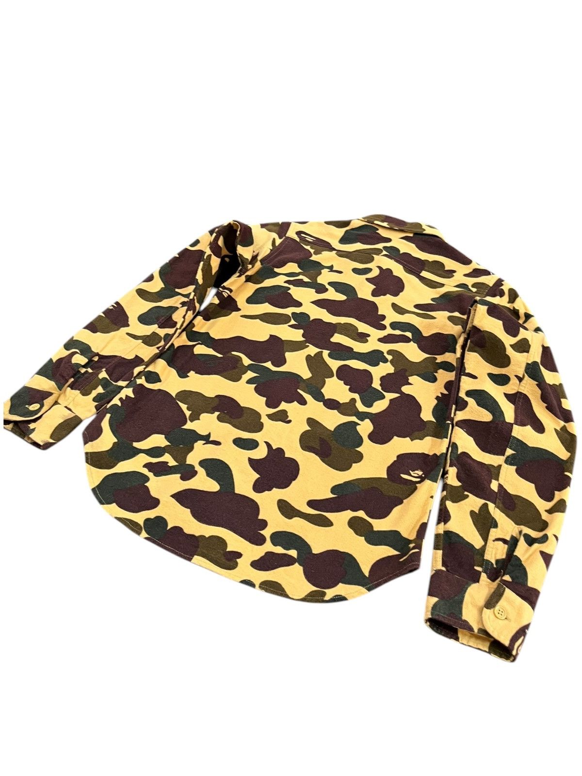 Bape Vintage Ape 1st camo Button Up Long Sleeve T-Shirt Size US XS / EU 42 / 0 - 9 Thumbnail