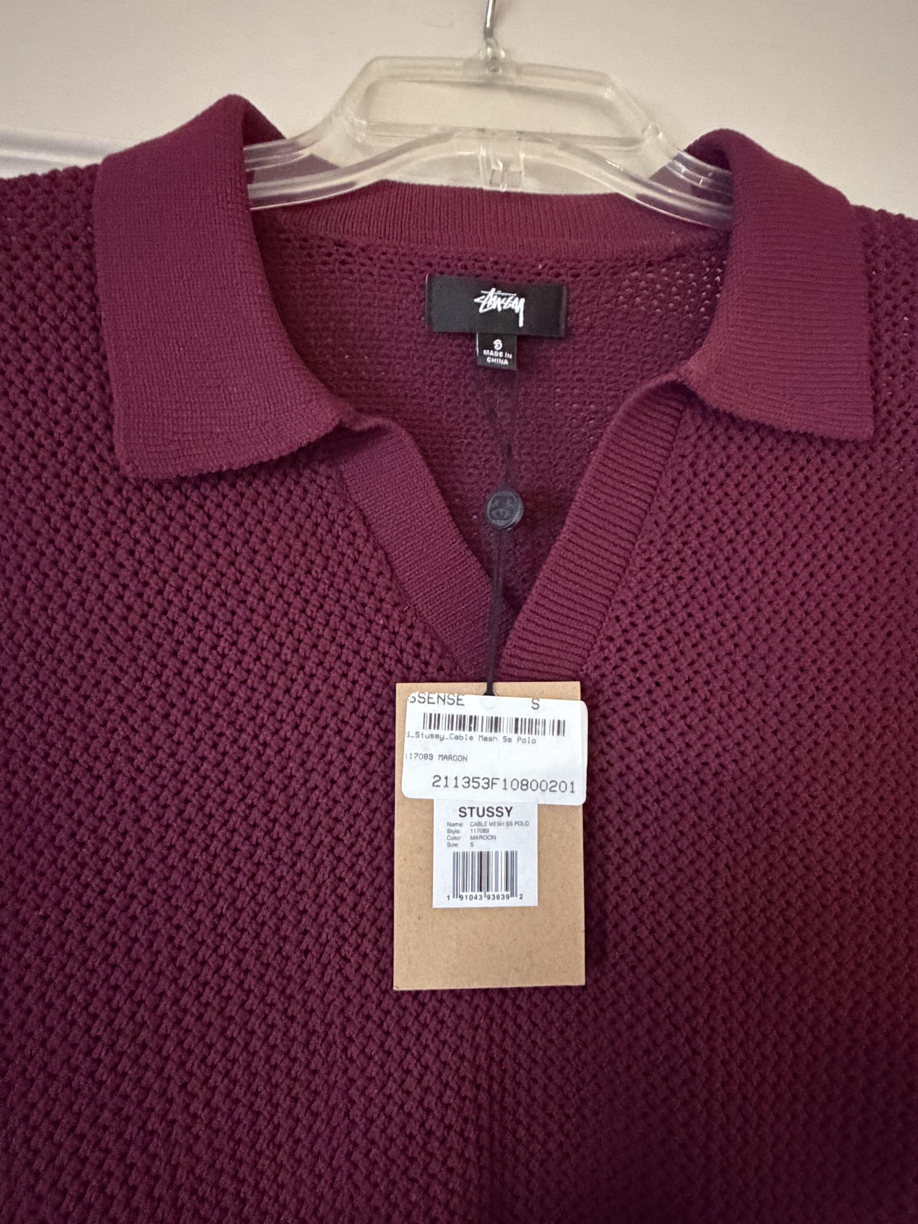 Stussy Stussy Short Sleeve Knit Polo Size US S / EU 44-46 / 1 - 3 Thumbnail