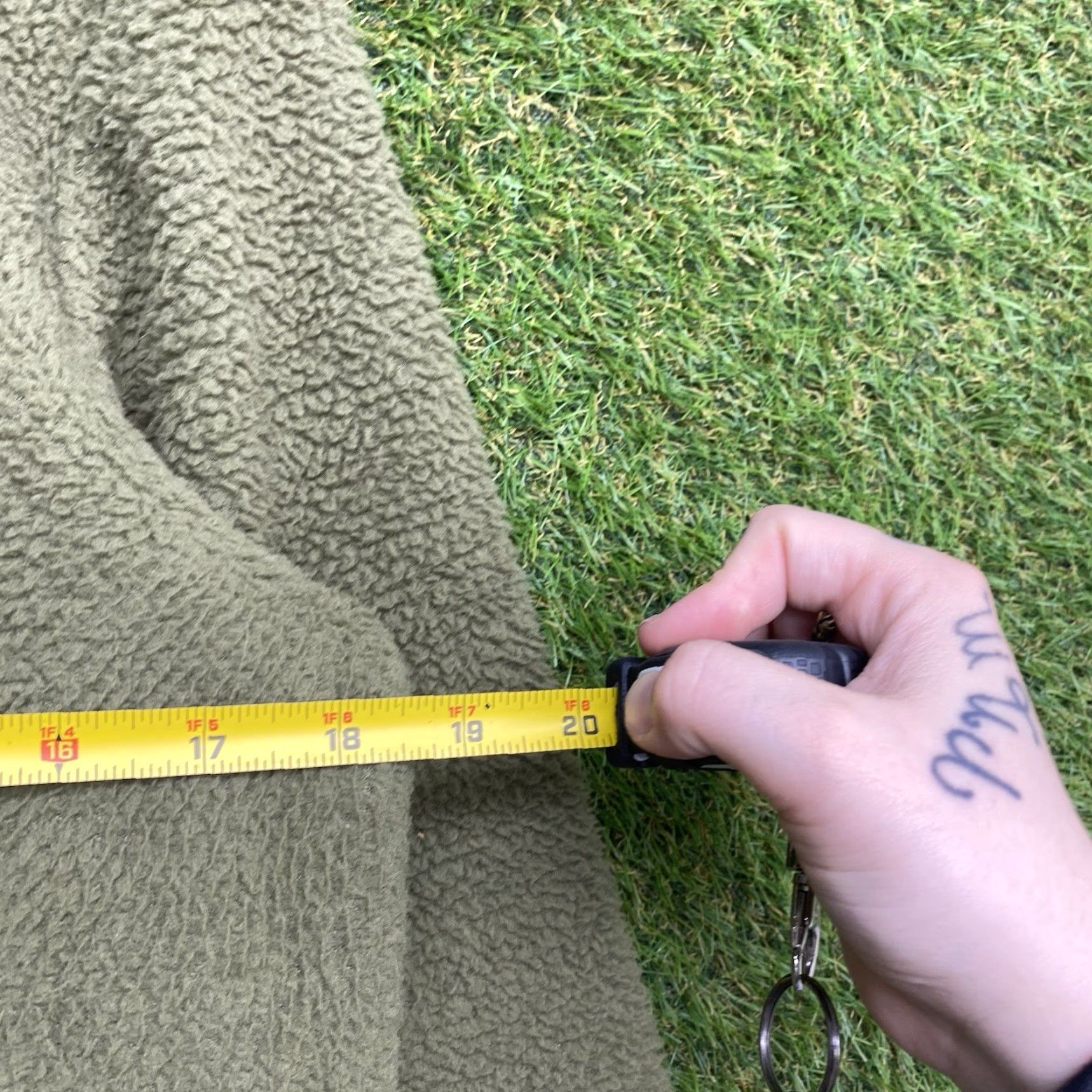 The North Face VINTAGE The North Face Dunraven Sherpa Jacket Mens Small Olive Green Full Zip Pockets Size S / US 4 / IT 40 - 5 Thumbnail