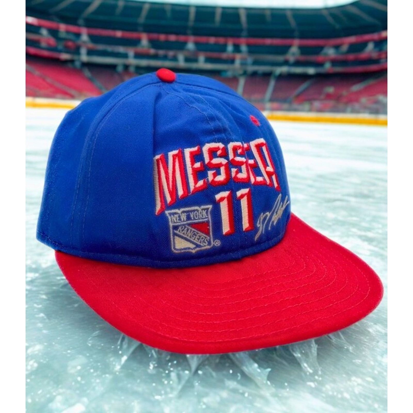 NHL New York Rangers Mark Messier #11 AJD Snapback Hat Vintage Size ONE SIZE - 2 Thumbnail