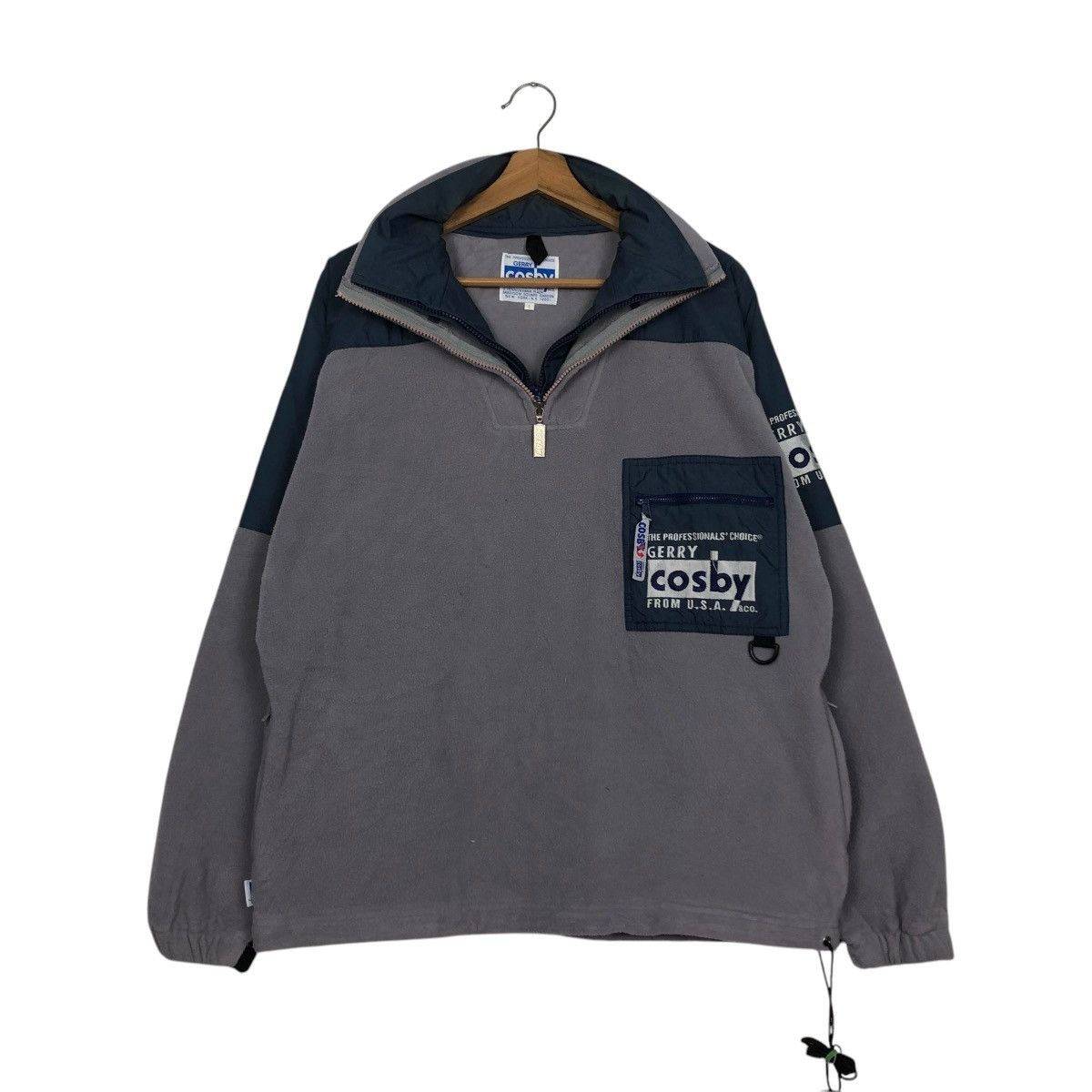 Japanese Brand 🔥VINTAGE ANORAK FLEECE HALF ZIPPER GERRY COSBY Size US L / EU 52-54 / 3 - 14 Thumbnail