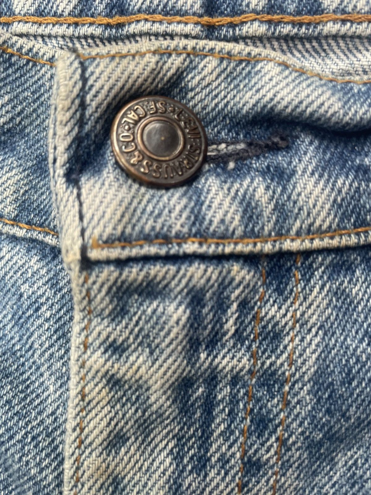 Levi's Vintage 1989 Levis 505 Orange Tab USA Size US 33 - 23 Thumbnail