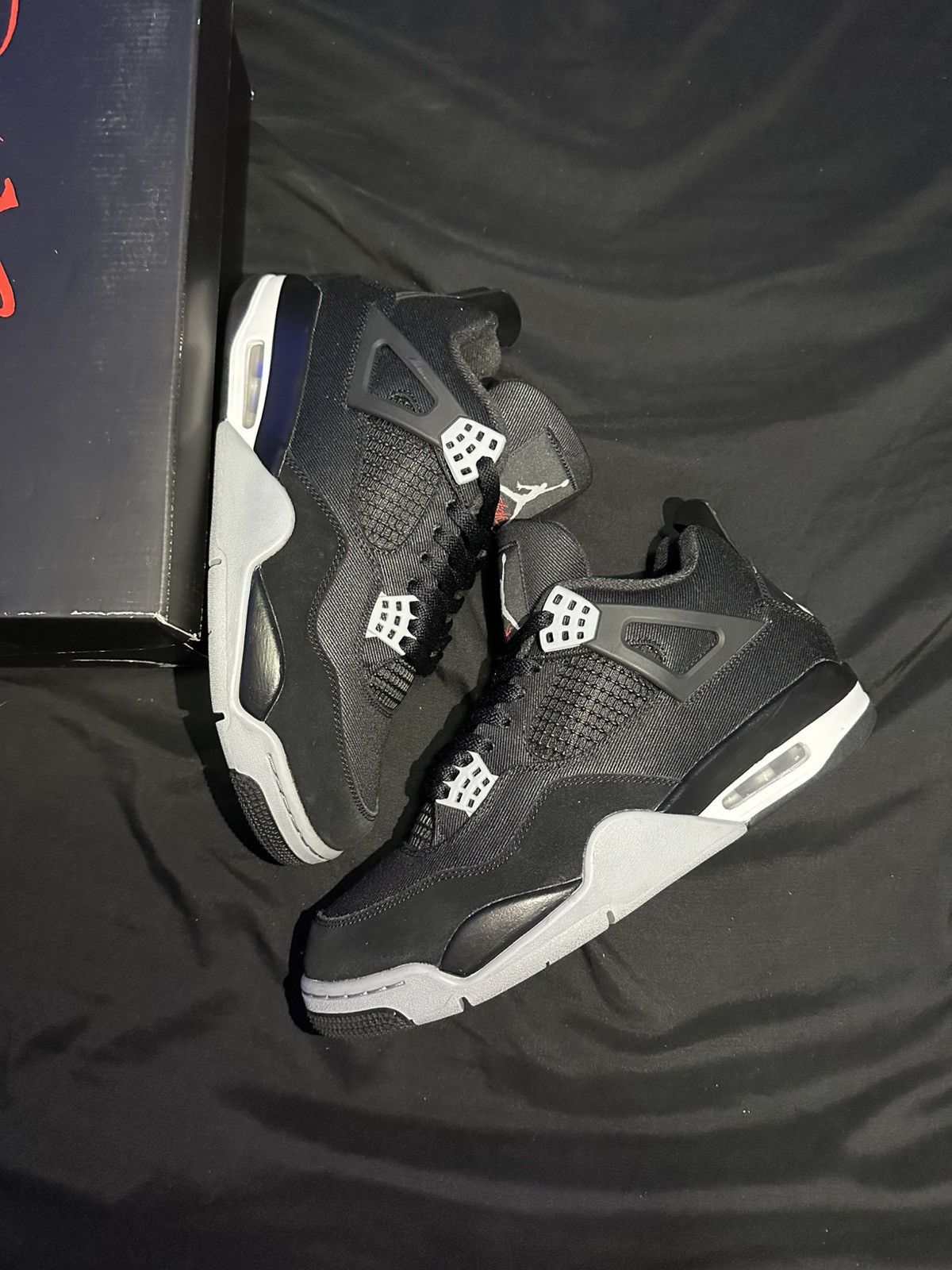 Jordan Brand Jordan 4 black canvas 🥷 Size US 10.5 / EU 43-44 - 2 Thumbnail