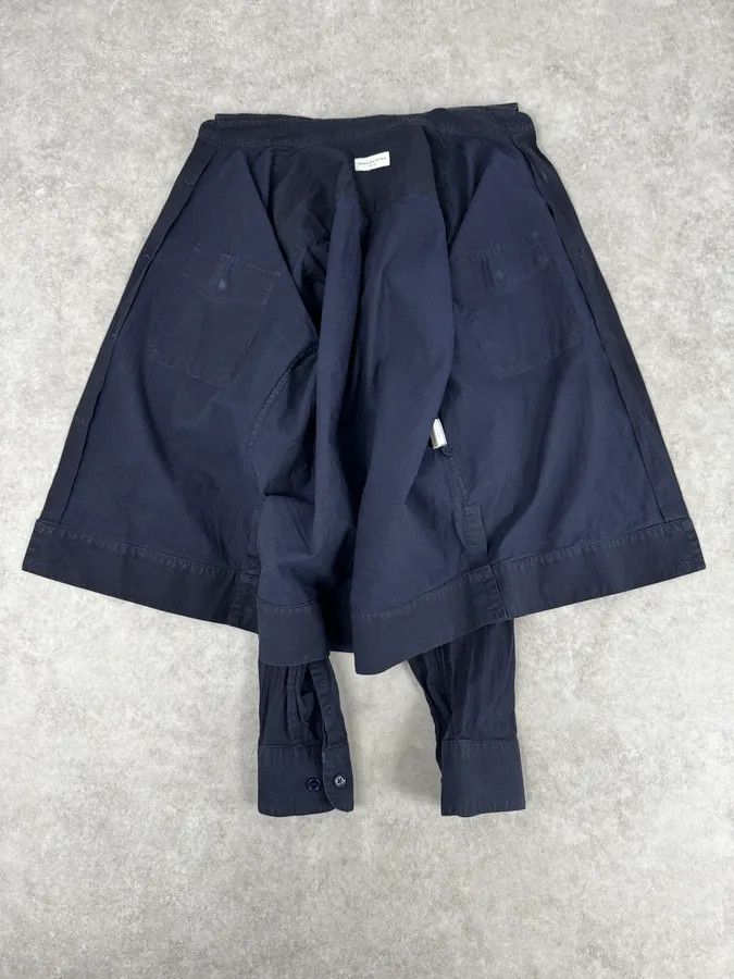 Dries Van Noten Dries Van Noten Navy Tactical Pockets Shirt Size US S / EU 44-46 / 1 - 7 Thumbnail