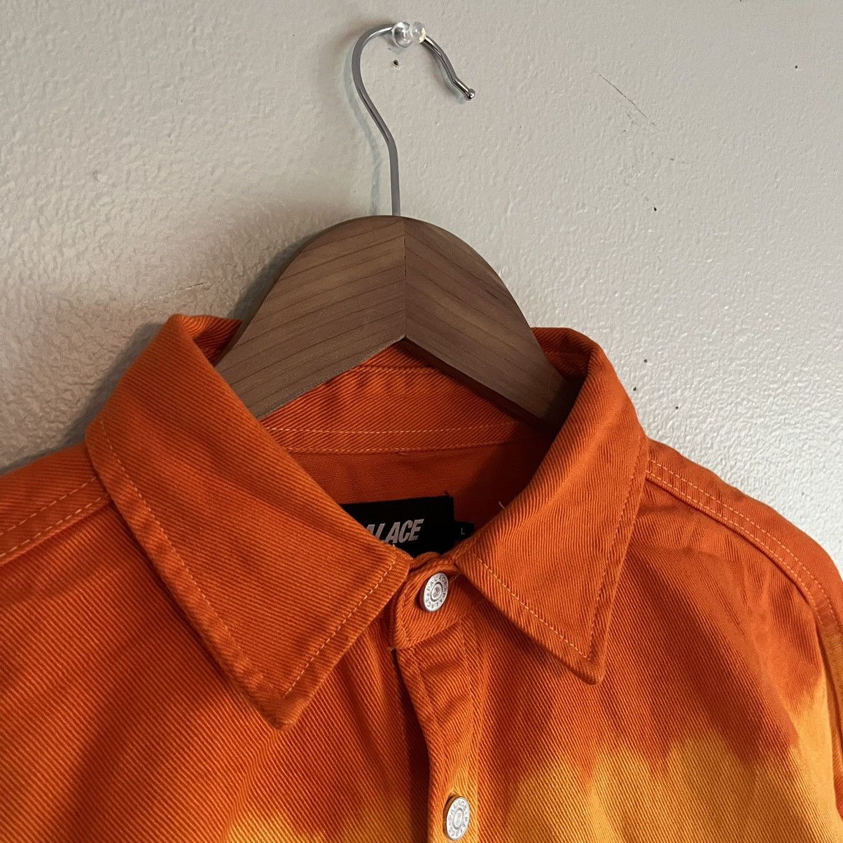 Palace Denim Tie-Dye Drop Shoulder Shirt Size US L / EU 52-54 / 3 - 3 Thumbnail