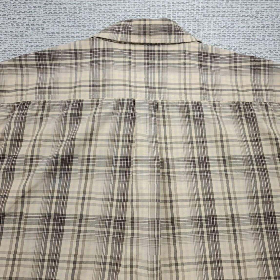 Carhartt VINTAGE Carhartt Shirt Mens XL Button Up Short Sleeve Plaid Cotton Regular Fit Workwear Size US XL / EU 56 / 4 - 7 Thumbnail