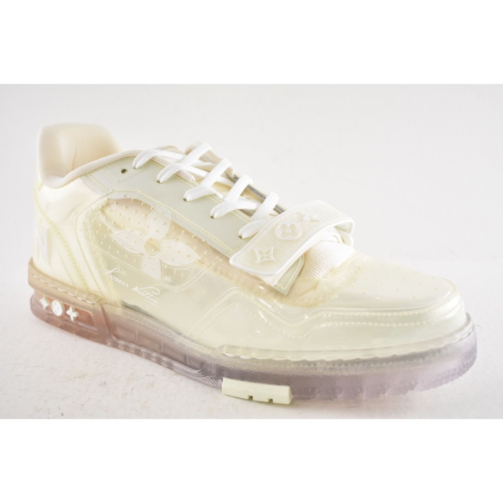 Louis Vuitton Louis Vuitton Transparent Clear PVC Strap Low Top Trainer Size US 9 / EU 42 - 7 Thumbnail