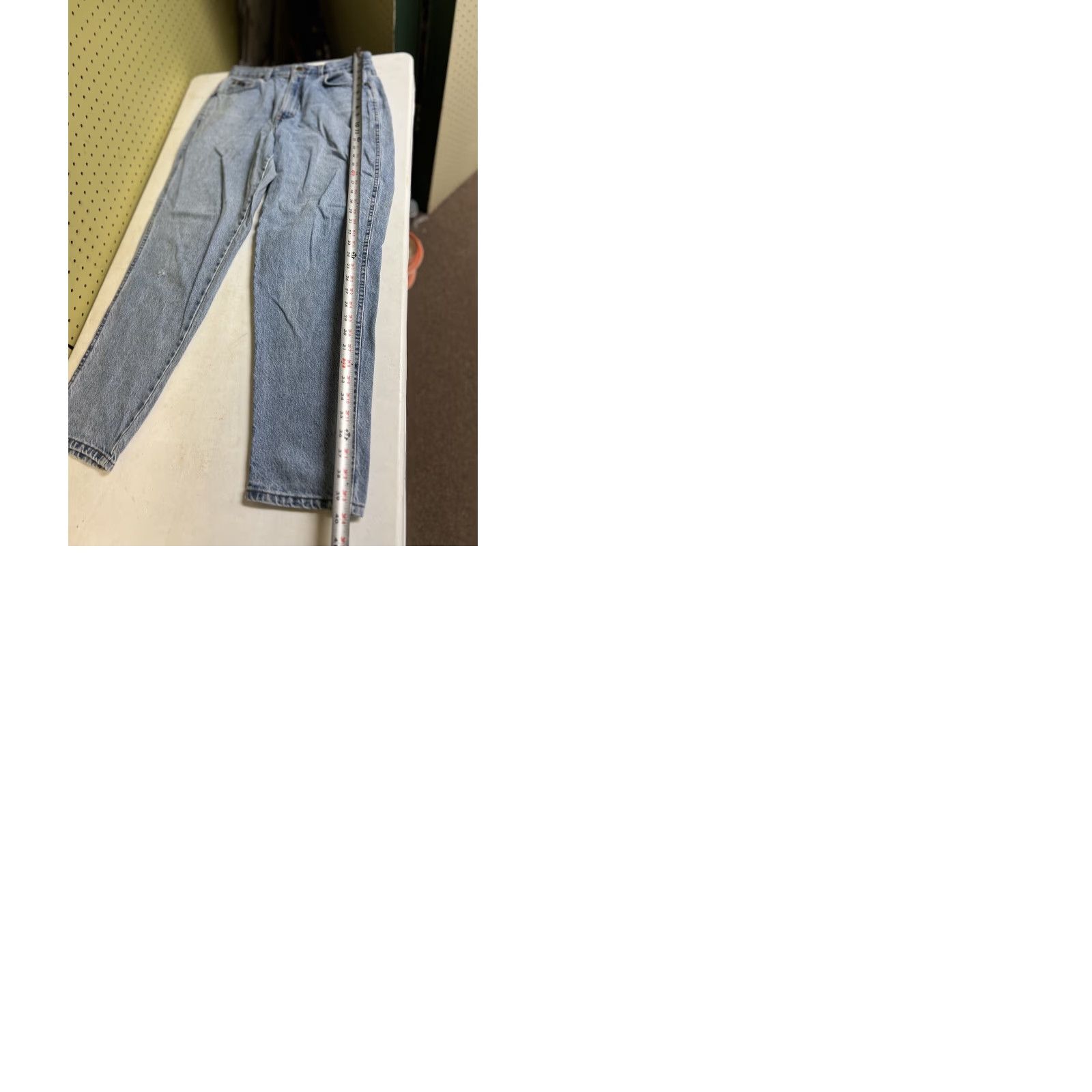 Vintage VINTAGE CHIC Jeans 5-Pocket Denim Tapered Relaxed High Rise 14 Blue Women Grunge 80s 90s USA Size 36" / US 14 / IT 50 - 9 Thumbnail