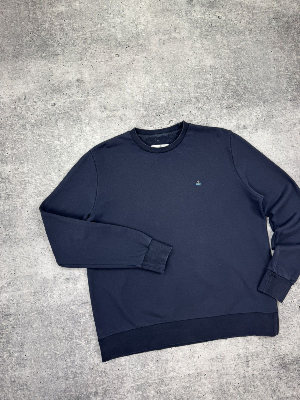 Vintage Vivienne Westwood Blue Casual Blank Sweatshirt XL