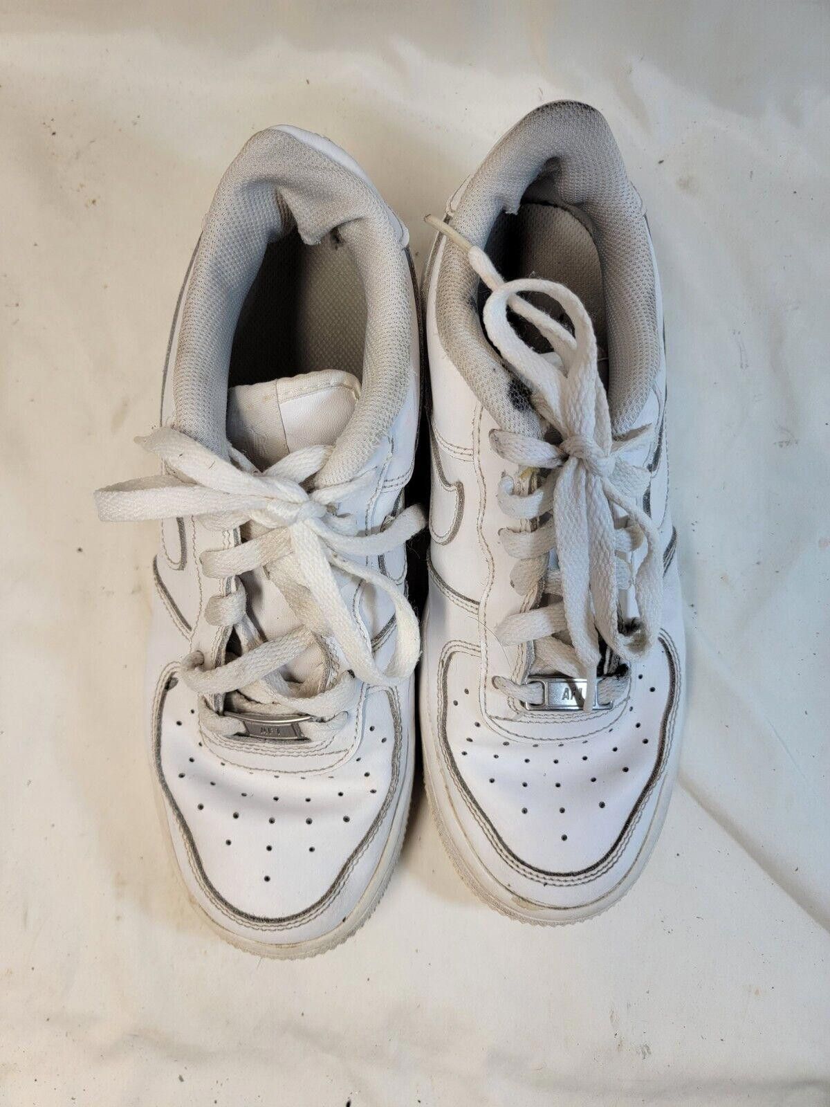 Nike Nike Air Force 1 Sz 6Y/Womens 7.5 Triple White 314192-117 Size US 6 / EU 39 - 3 Thumbnail
