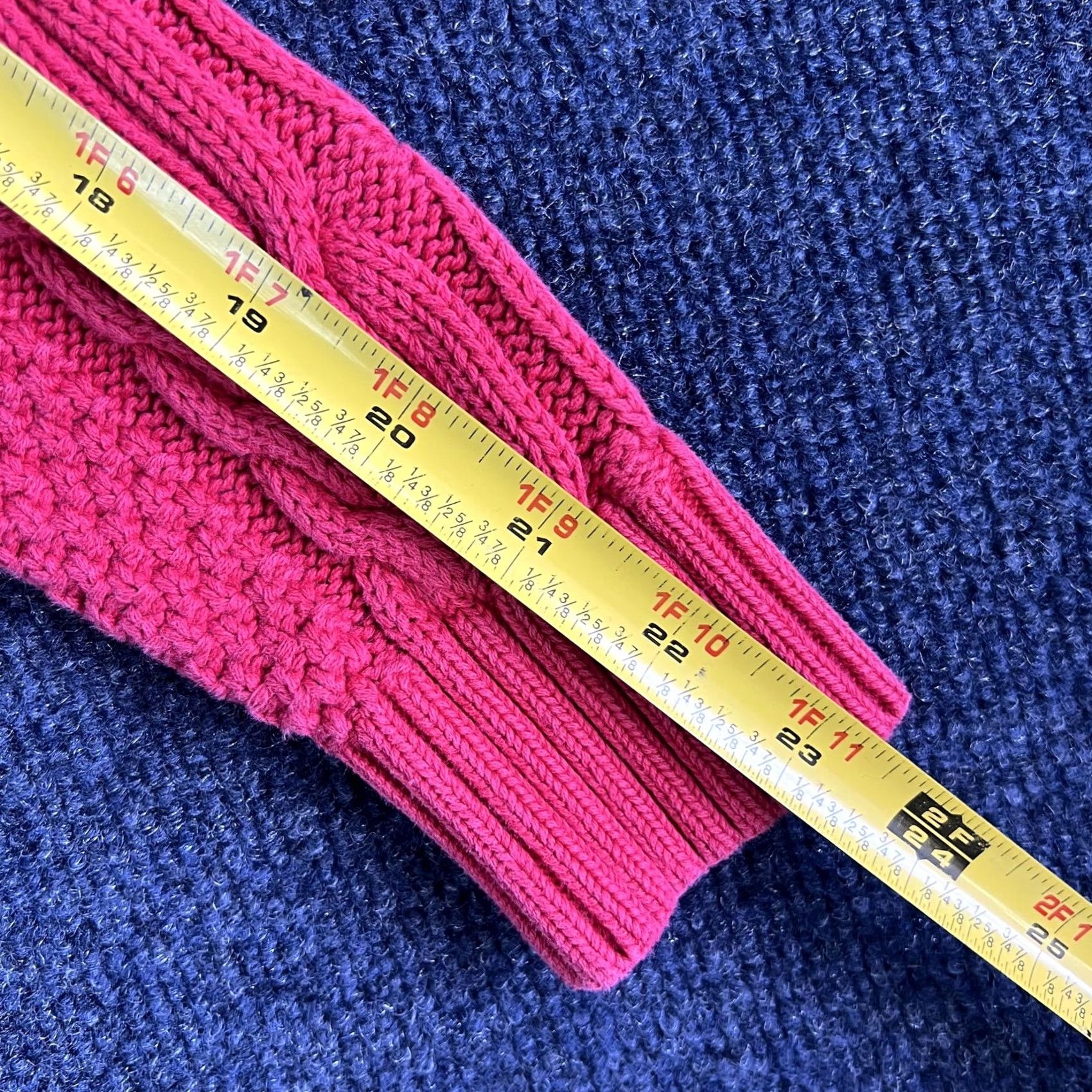 Vintage L.L. Bean Sweater Womens XS Pink Cable Knit Button Shoulder Crewneck Shirt Womens XS Pink Cable Knit Button Shoulder Crewneck Size XS / US 0-2 / IT 36-38 - 6 Thumbnail