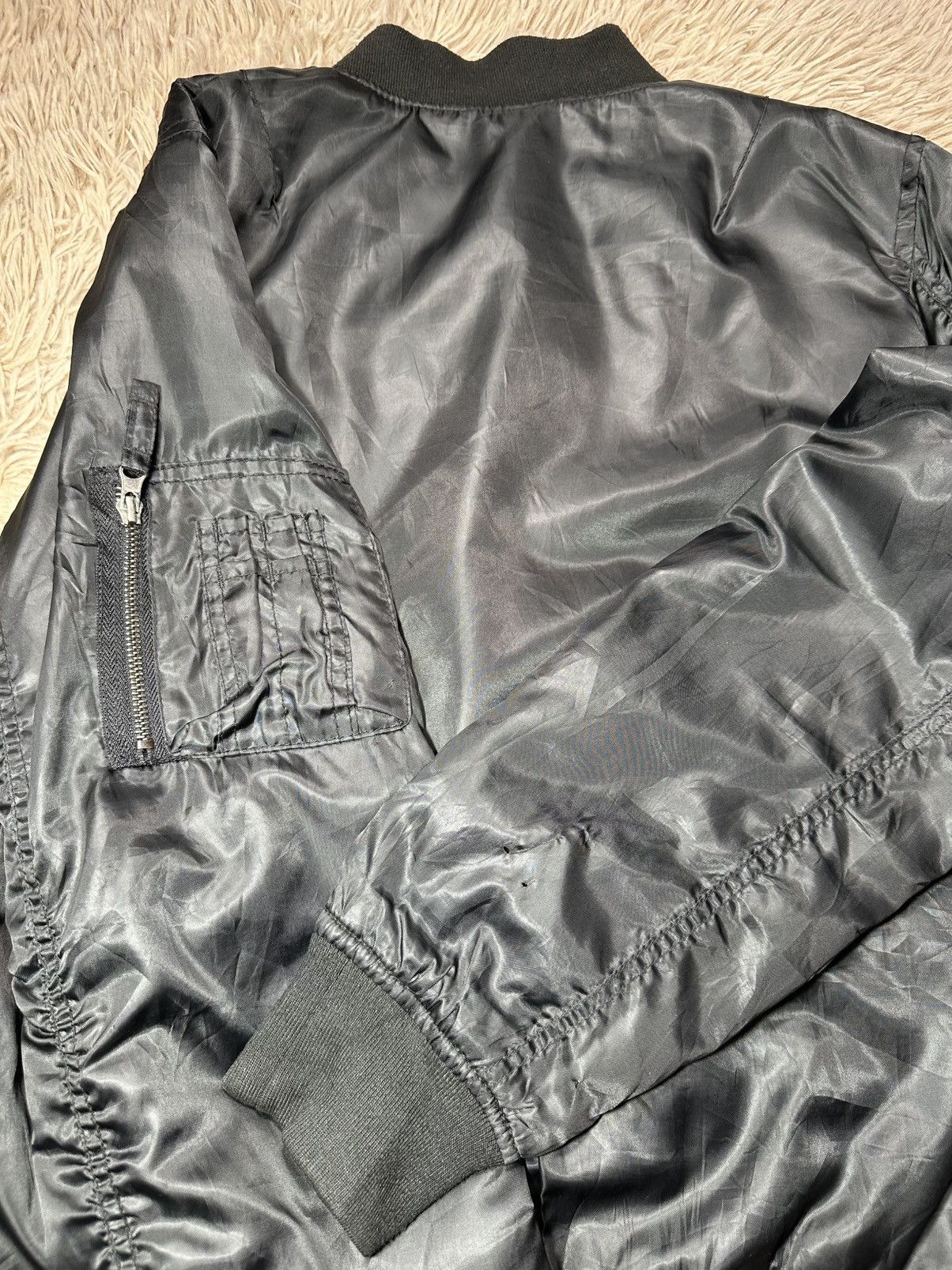 Vintage Future Bullet Bomber Jacket Military Collection Size US XL / EU 56 / 4 - 10 Thumbnail