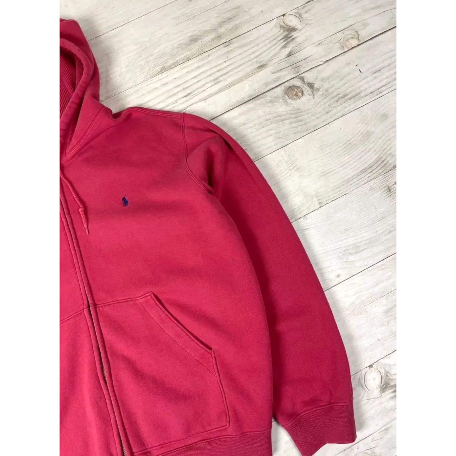 Polo Ralph Lauren VINTAGE Polo Ralph Lauren Hoodie Zip Up 90s Men XL Red Size US XL / EU 56 / 4 - 4 Thumbnail