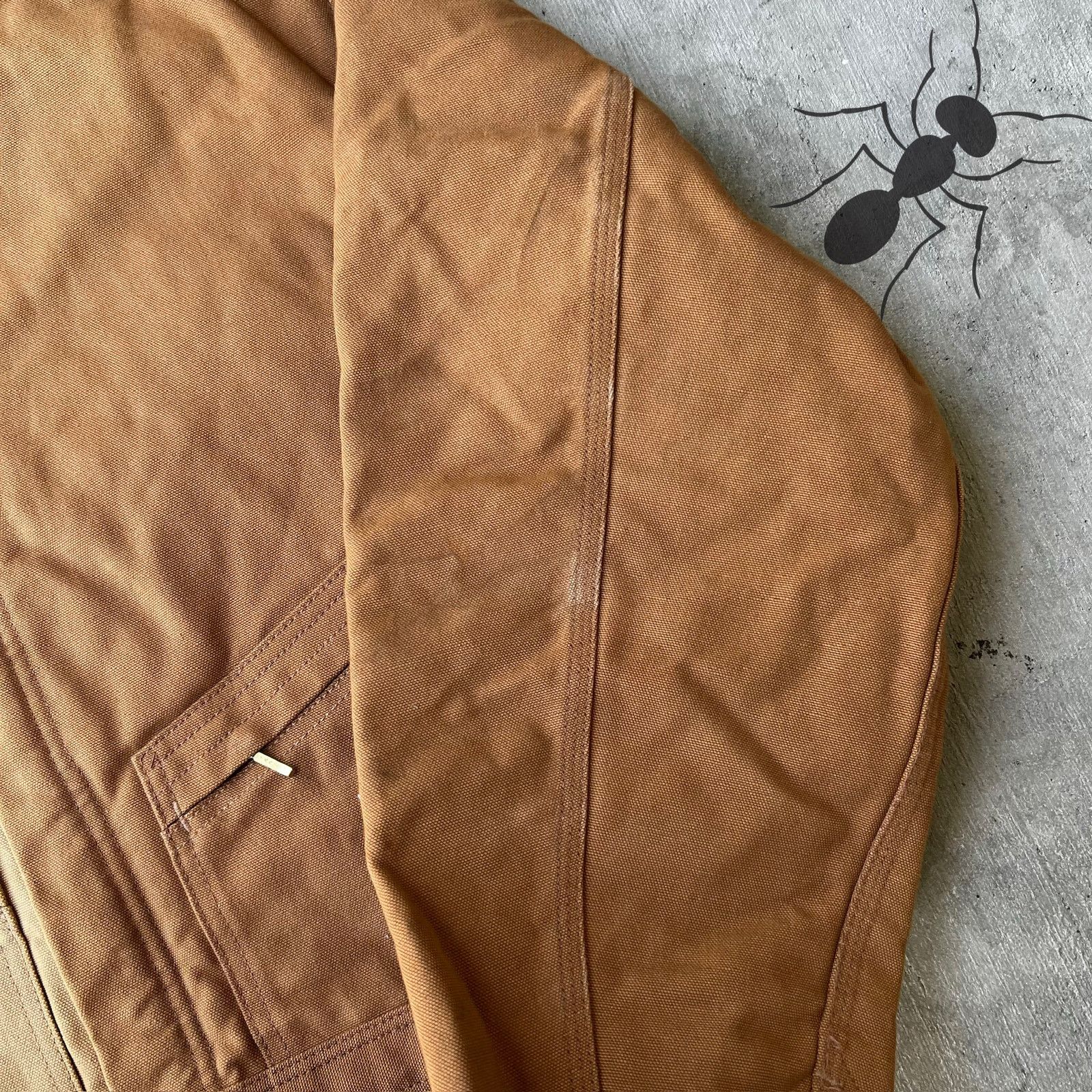 Carhartt × Vintage Carhartt brown cropped Detroit style work wear jacket Size US L / EU 52-54 / 3 - 3 Thumbnail