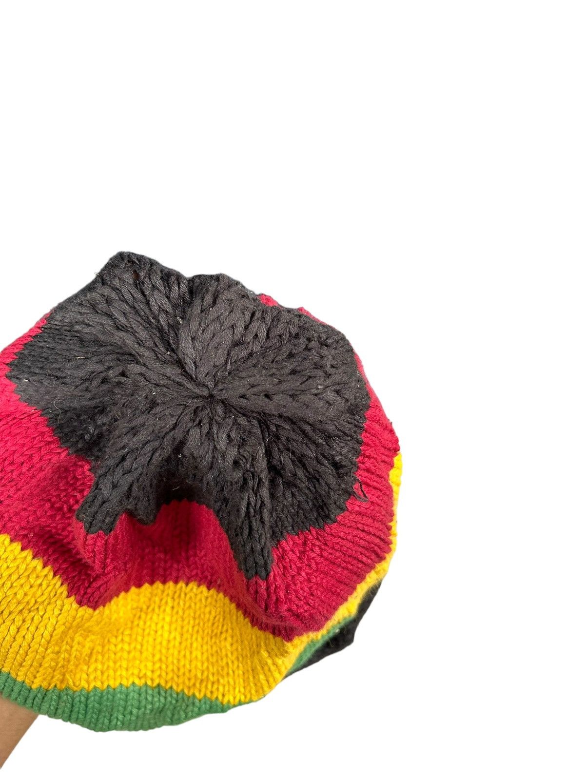 Japanese Brand Handmade Crochet Knitted Rasta Bob Marley Beanie Hats Size ONE SIZE - 5 Thumbnail
