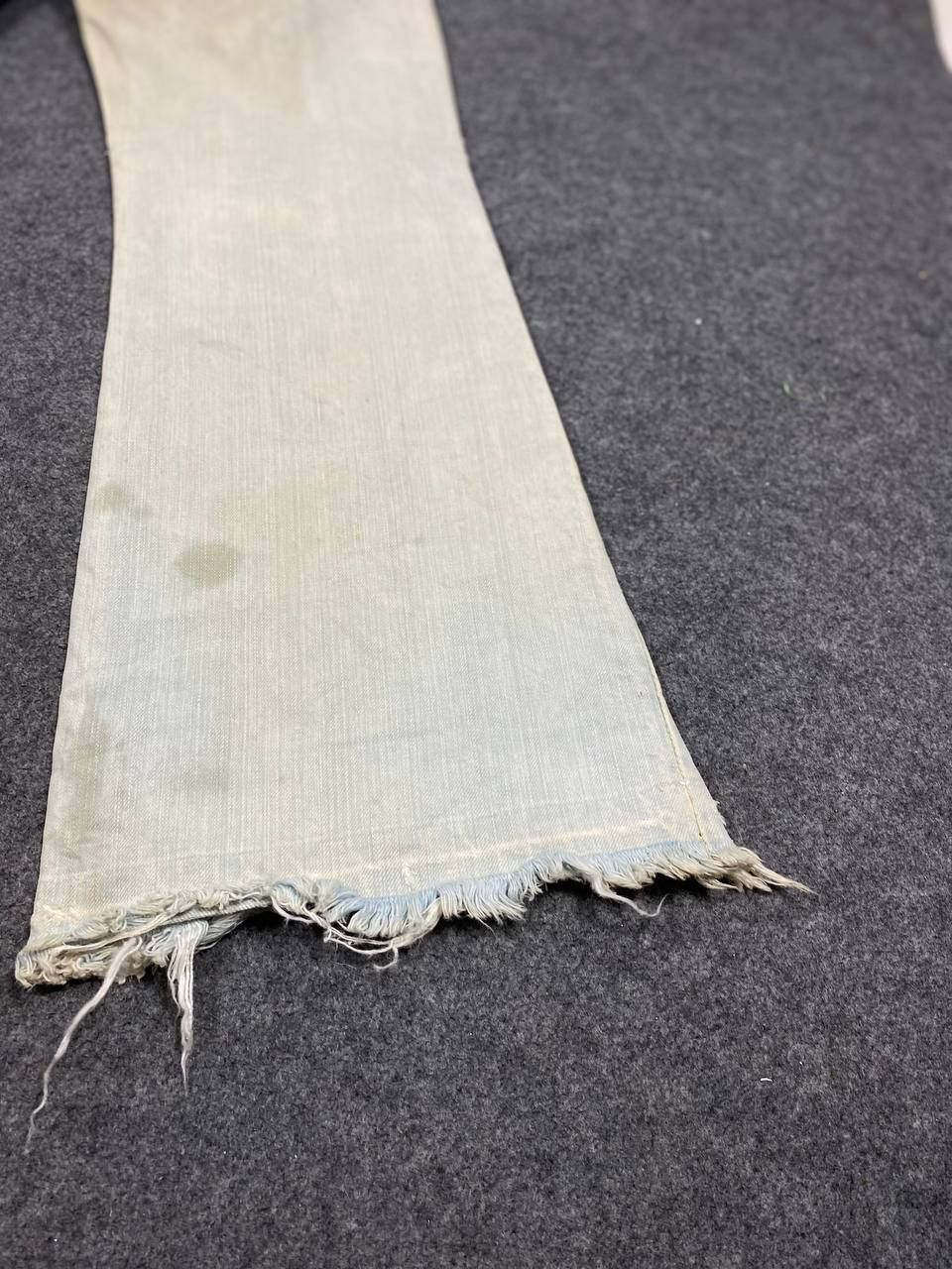 Vintage vintage japan bootcut flare stained distressed denim Size US 33 - 6 Thumbnail