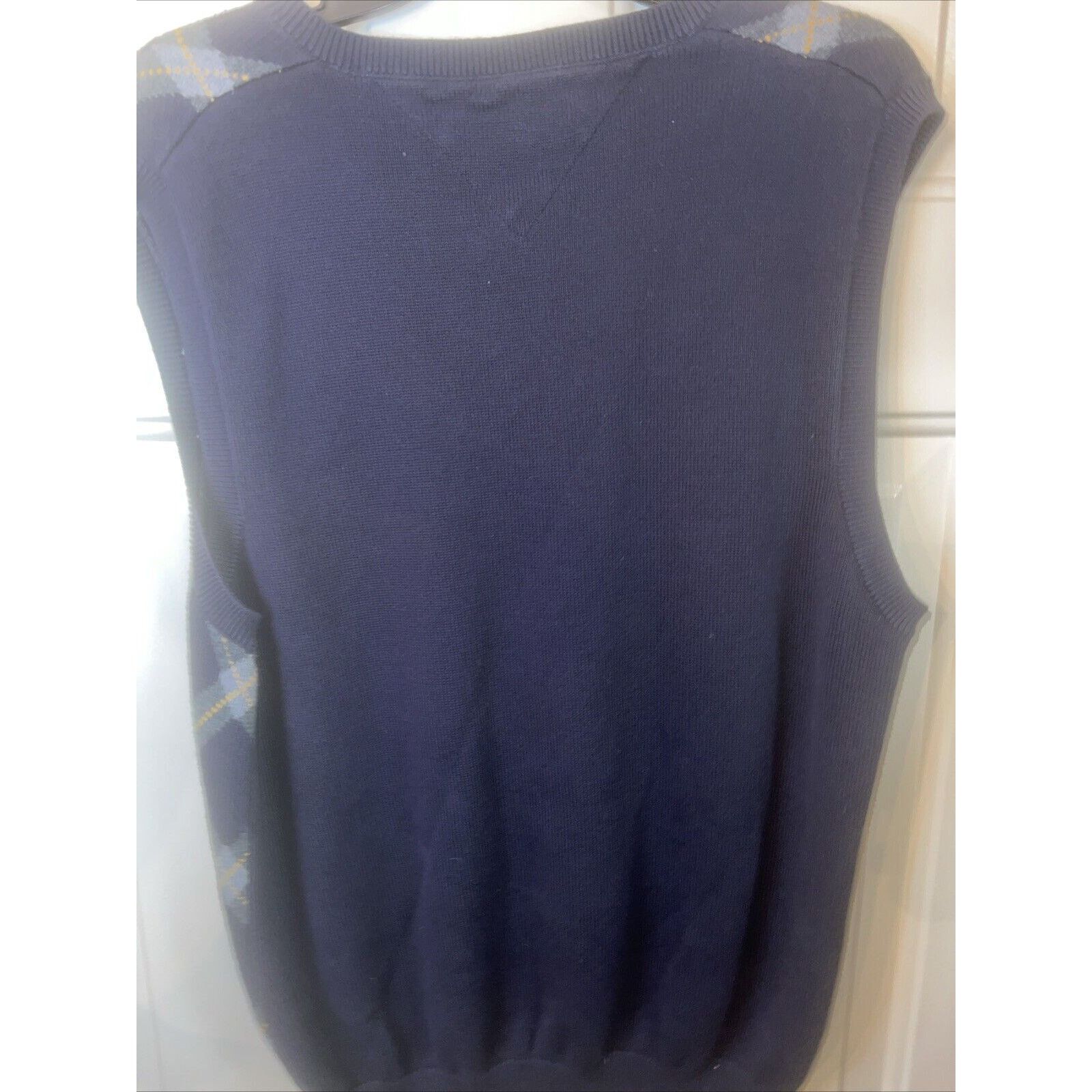 Tommy Hilfiger Tommy Hilfiger Sweater Vest Men's Medium Pullover Navy Blue Size US M / EU 48-50 / 2 - 6 Thumbnail