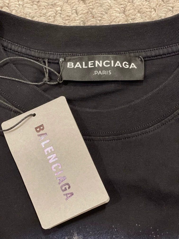 Balenciaga Balenciaga Black night scene short sleeve 2501-Nextarrow Size US S / EU 44-46 / 1 - 6 Thumbnail