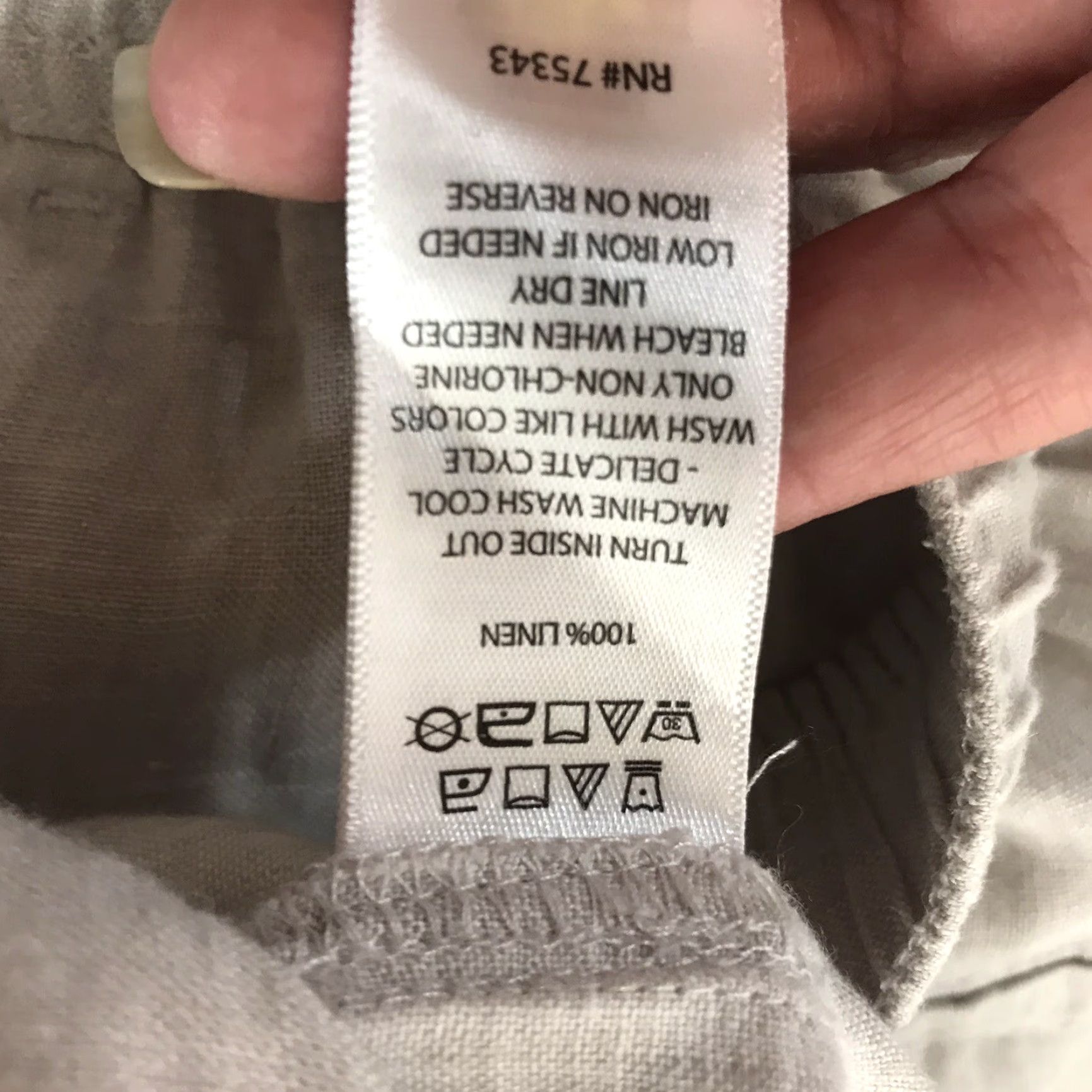 Rachel Zoe Rachel Zoe Linen Cargo Pants Womens Size L Beige Drawstring Lightweight Comfort Pockets Size 36" / US 14 / IT 50 - 4 Thumbnail