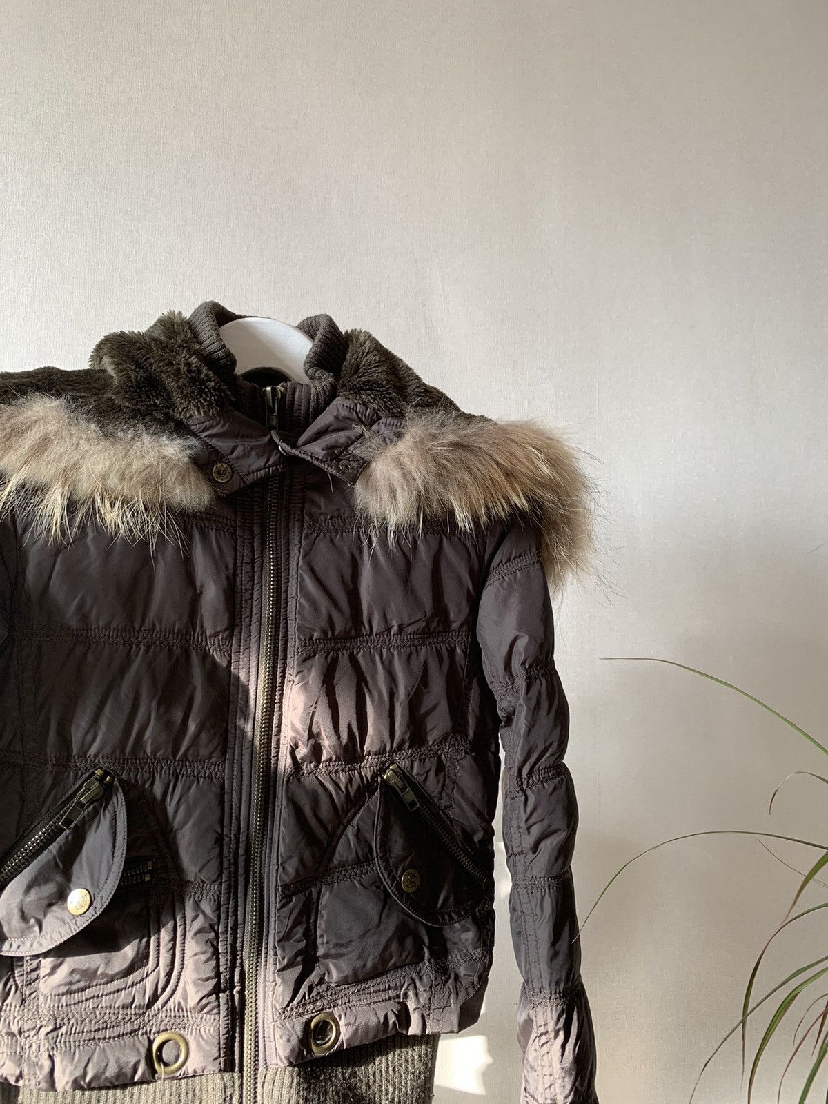 00’s archive Y2K grunge N-2B fur black Alpha Industries N 2 B | Grailed