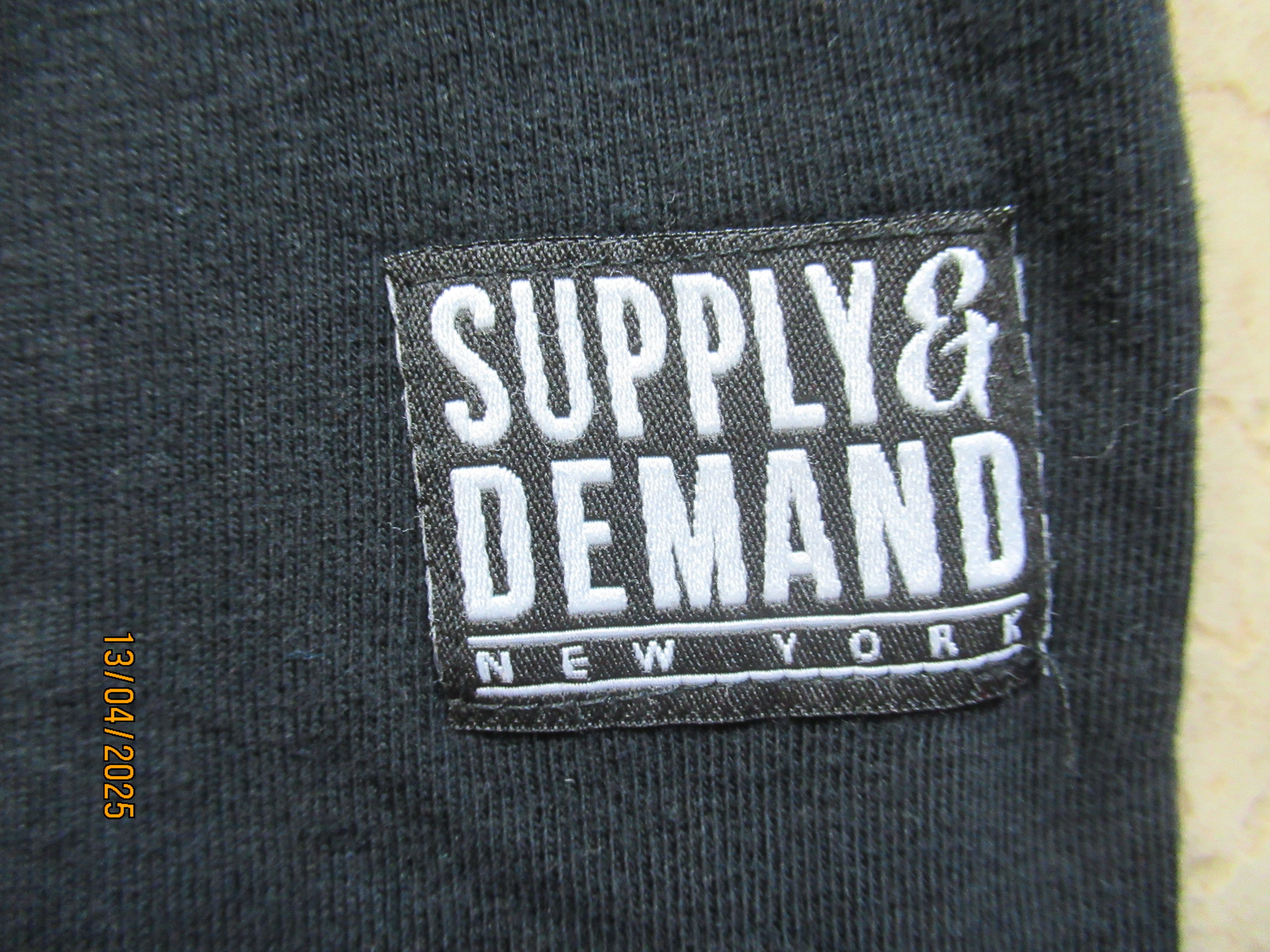 Supply & Demand Supply & Demand black t-shirt Size US XL / EU 56 / 4 - 3 Thumbnail