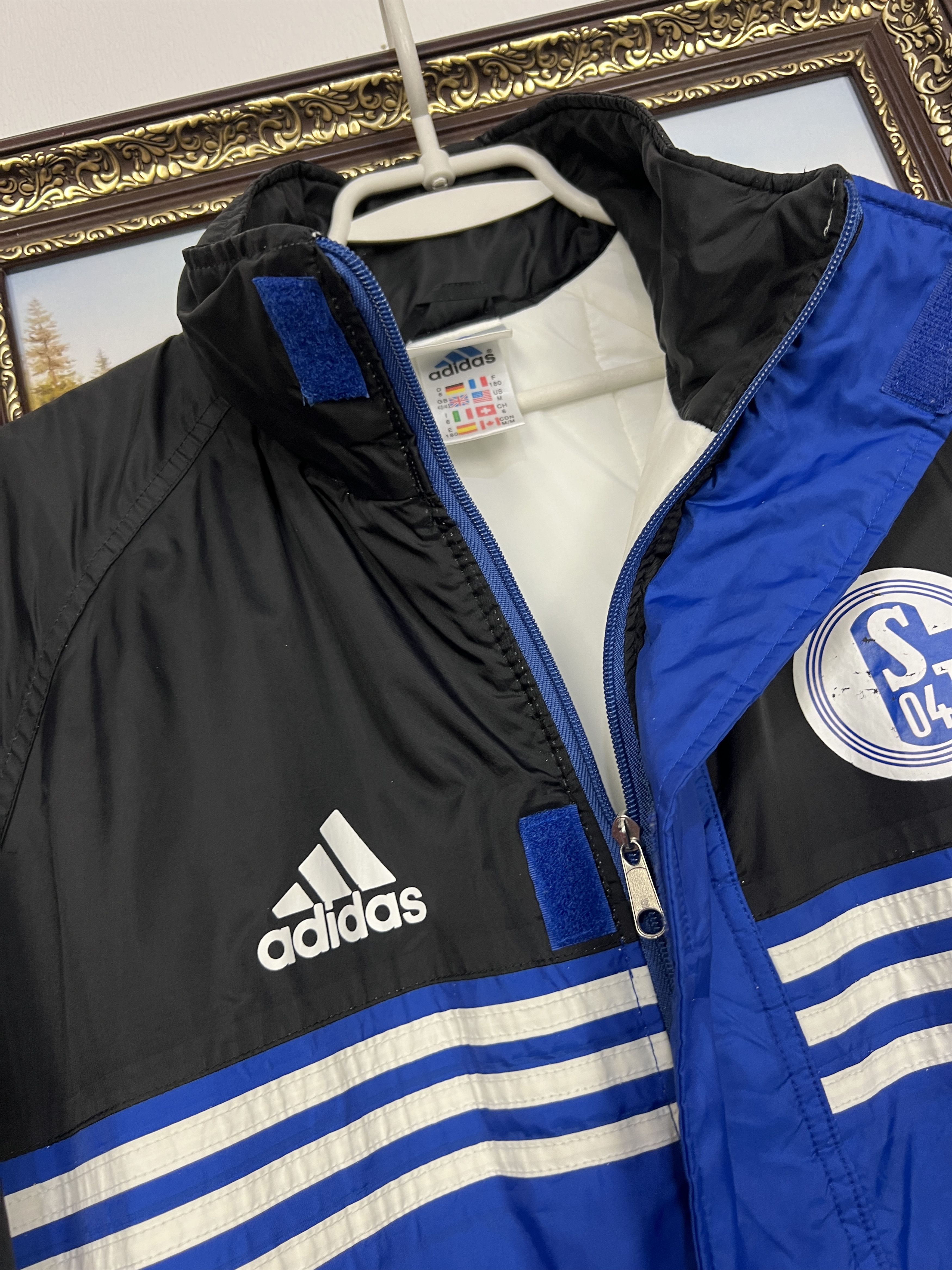 Adidas Vintage 90's Adidas FC Schalke 04 Football Jacket Soccer Size US M / EU 48-50 / 2 - 4 Thumbnail