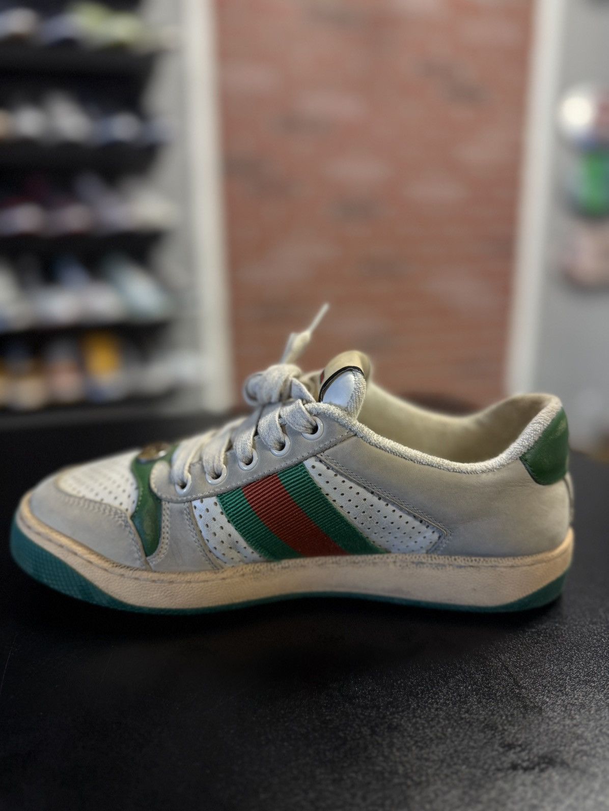Gucci Gucci Distressed Style Low Top Shoes 36G/6US Women’s Size US 6 / IT 36 - 10 Thumbnail
