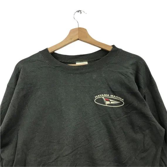 Vintage Vtg HAYAMA MARINA YACHT Club Japan Surf Sweatshirt Pullover Size US M / EU 48-50 / 2 - 6 Thumbnail